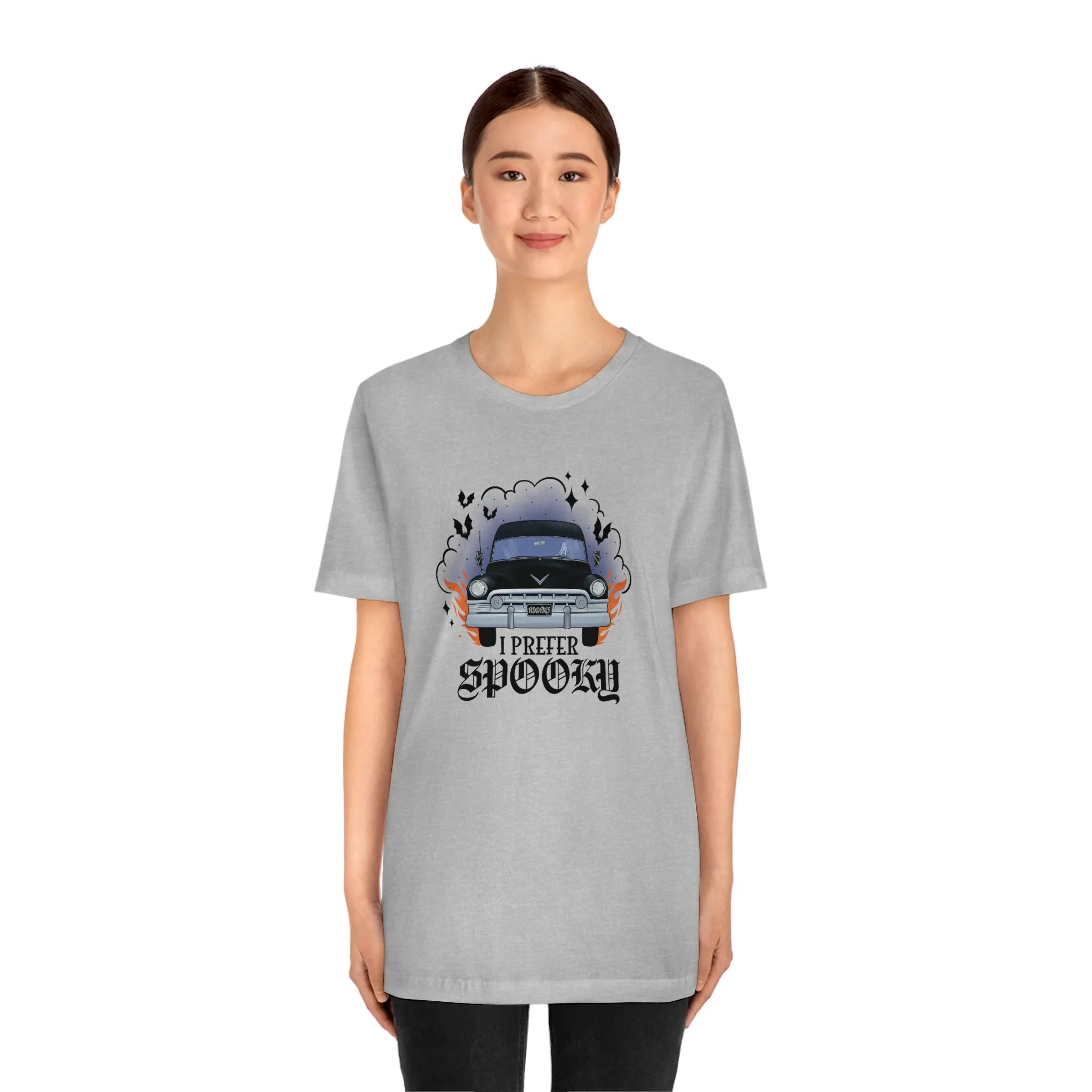 "I Prefer Spooky" Hearse Tee - Unisex Shirt