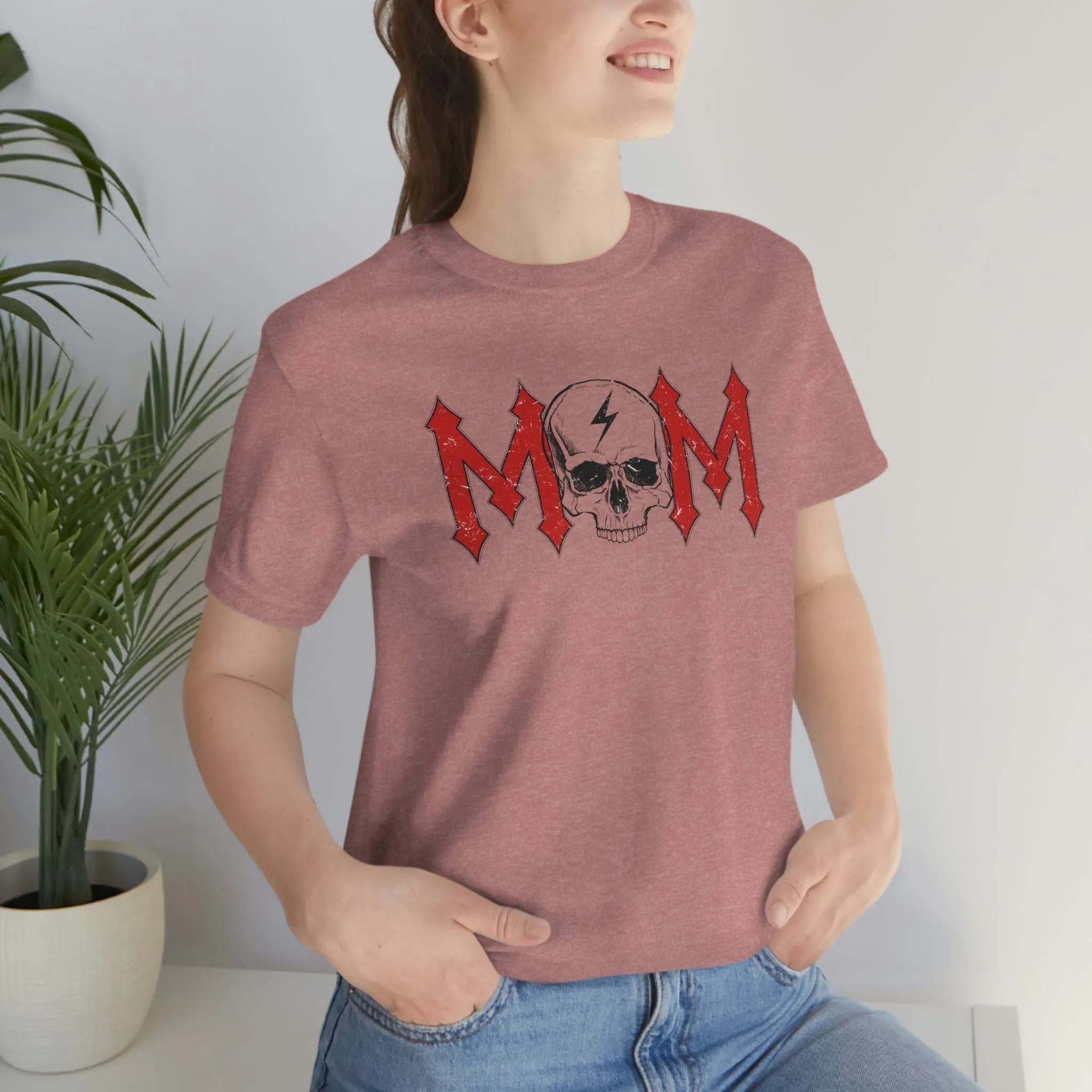 "MOM" Skull Shirt Tee - Unisex Shirt