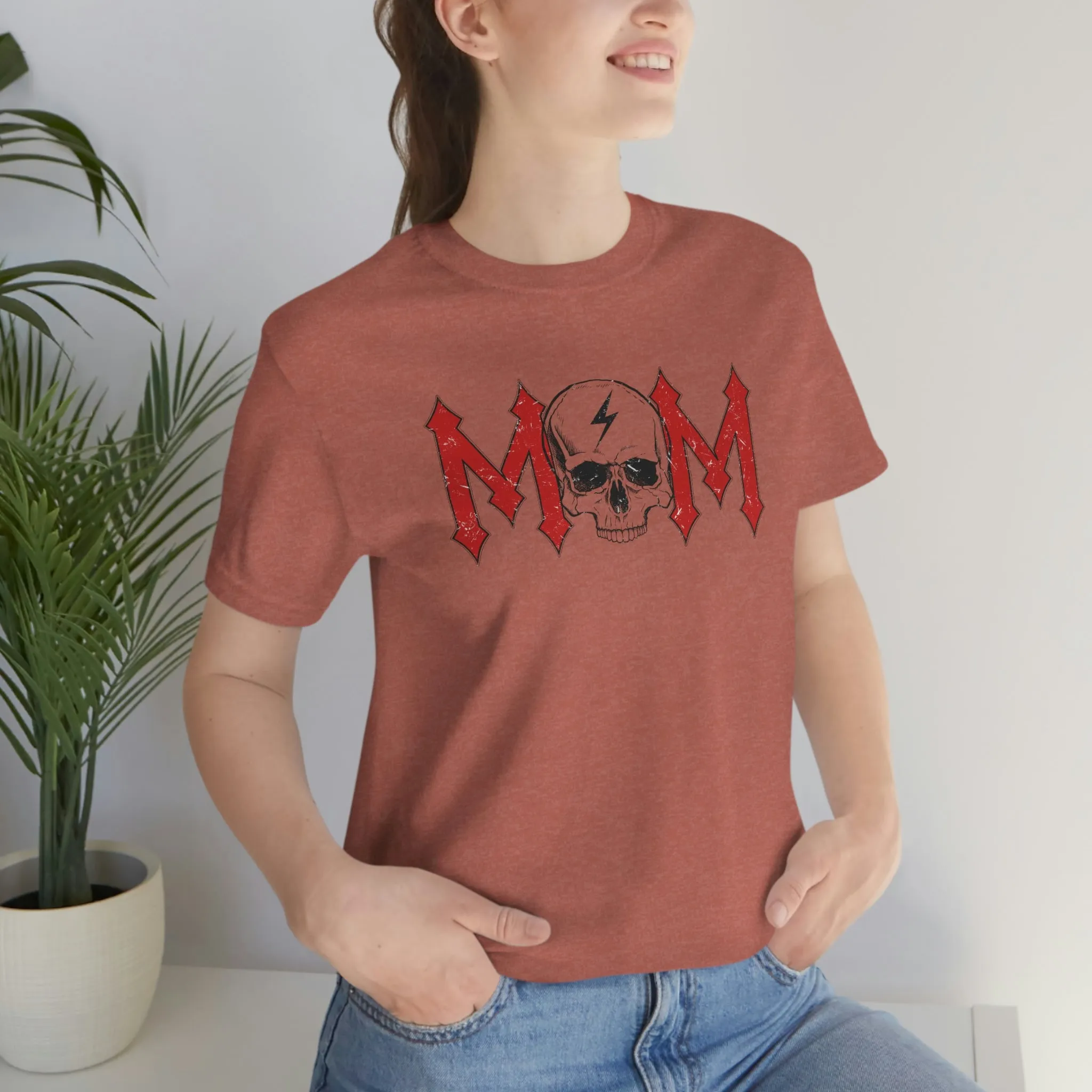 "MOM" Skull Shirt Tee - Unisex Shirt