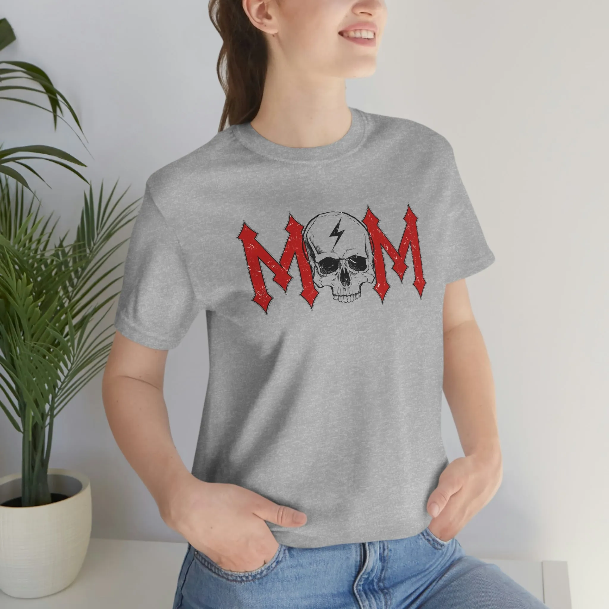 "MOM" Skull Shirt Tee - Unisex Shirt