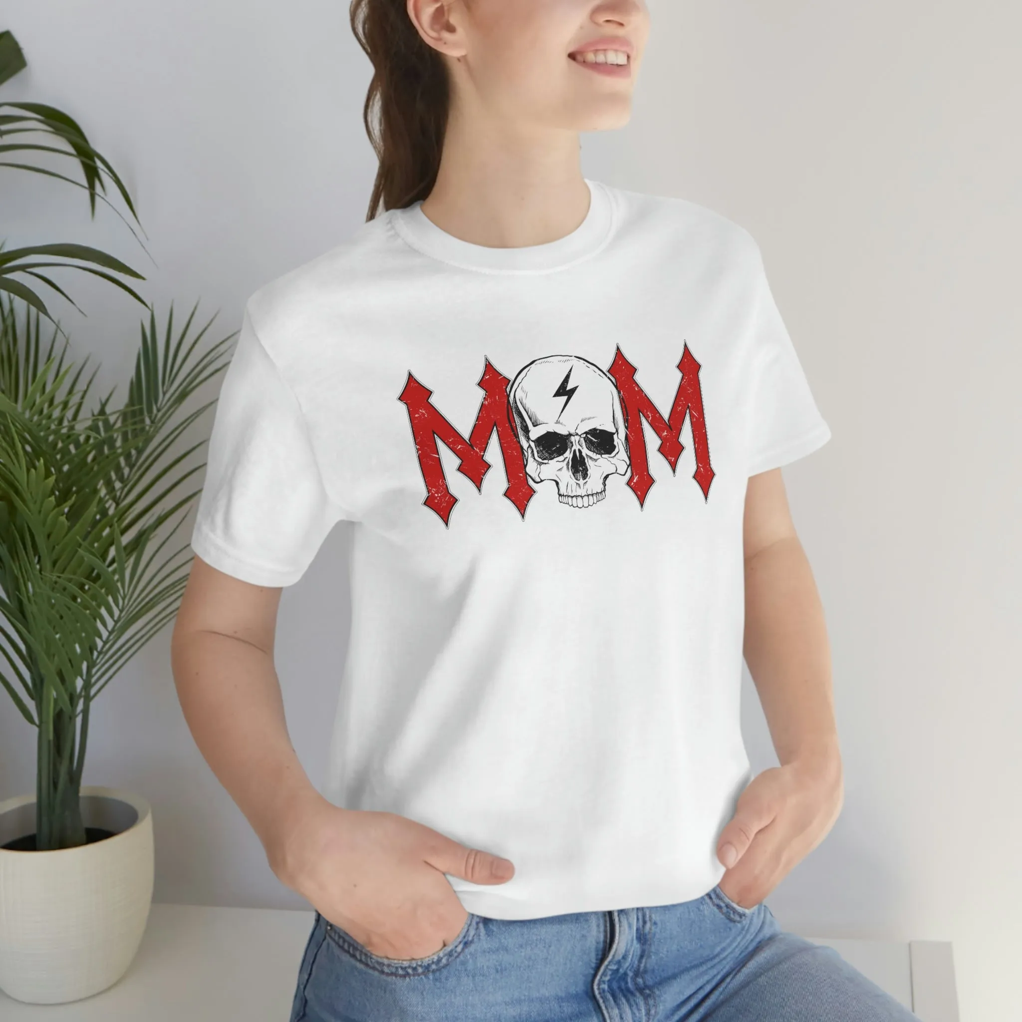 "MOM" Skull Shirt Tee - Unisex Shirt