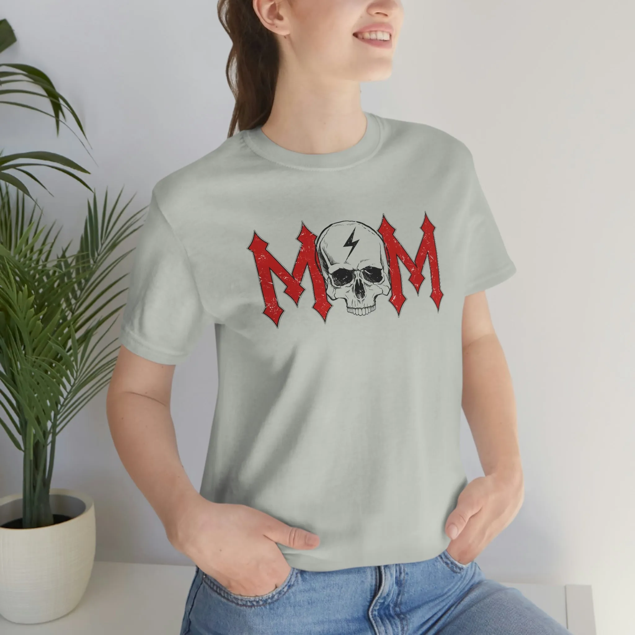 "MOM" Skull Shirt Tee - Unisex Shirt