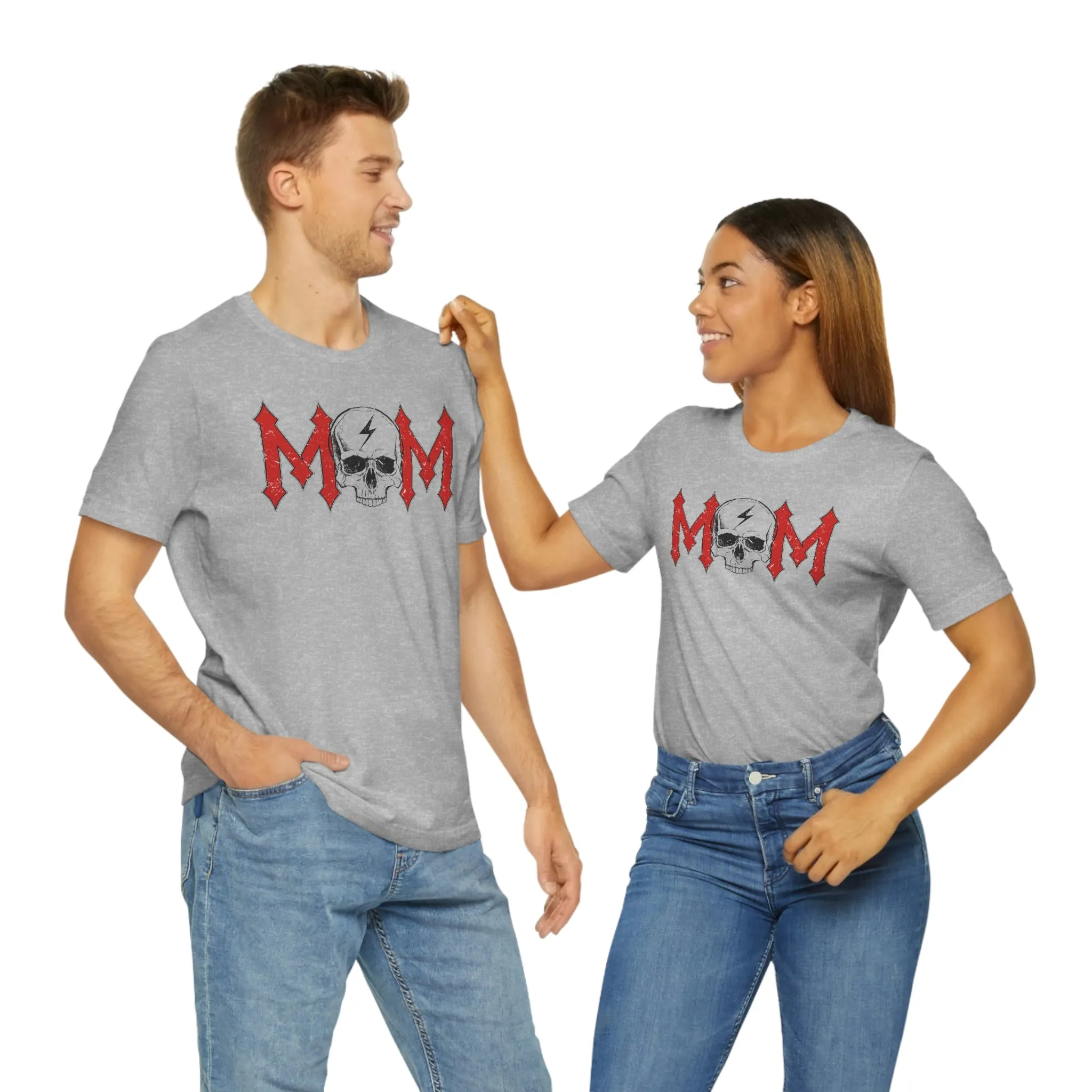 "MOM" Skull Shirt Tee - Unisex Shirt