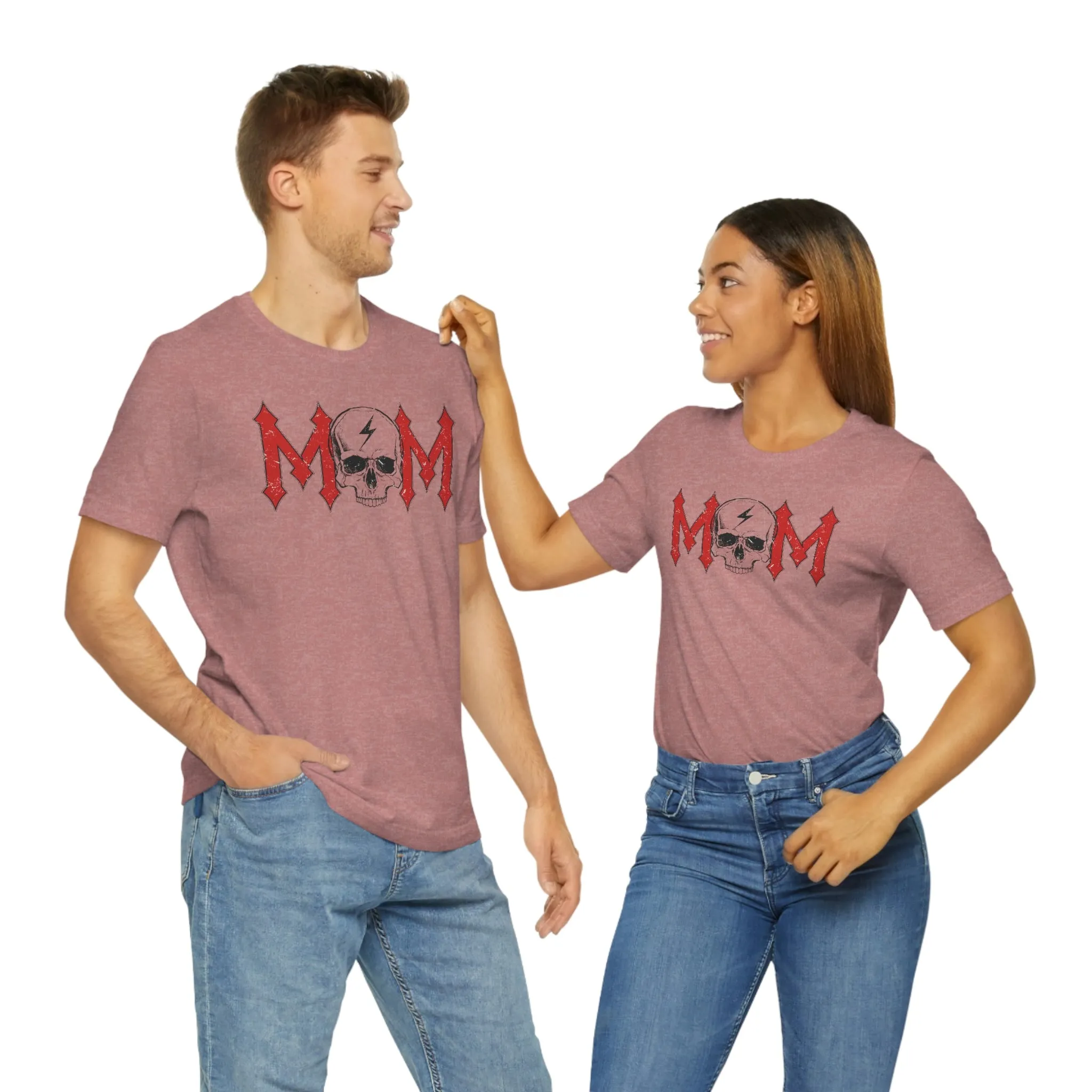 "MOM" Skull Shirt Tee - Unisex Shirt