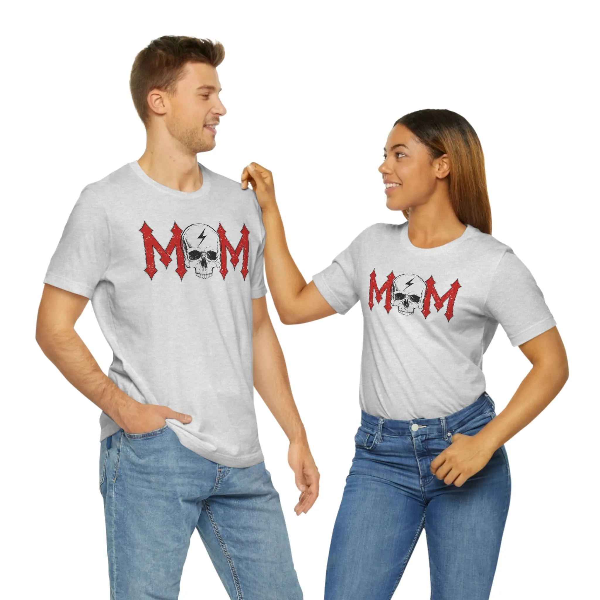 "MOM" Skull Shirt Tee - Unisex Shirt