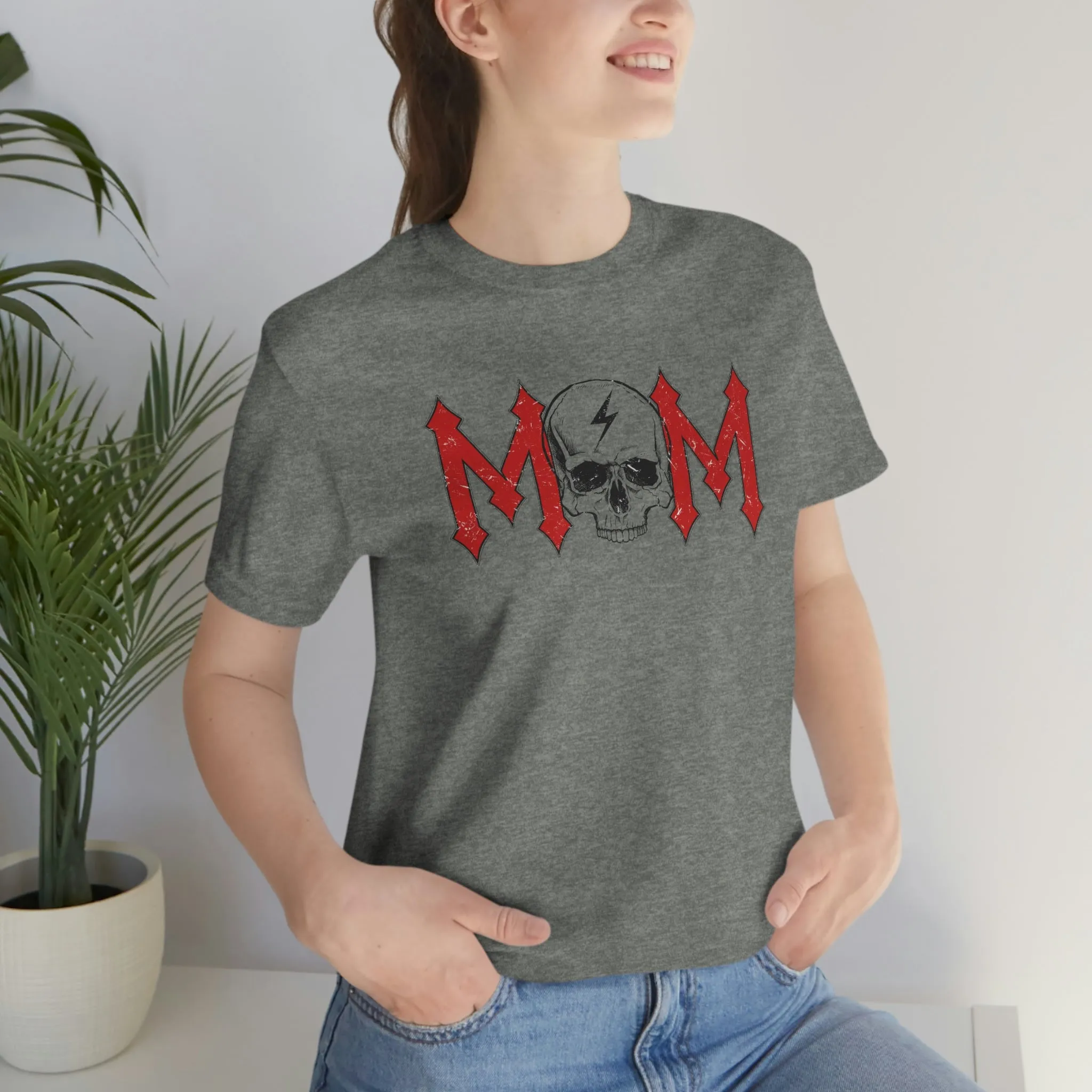 "MOM" Skull Shirt Tee - Unisex Shirt