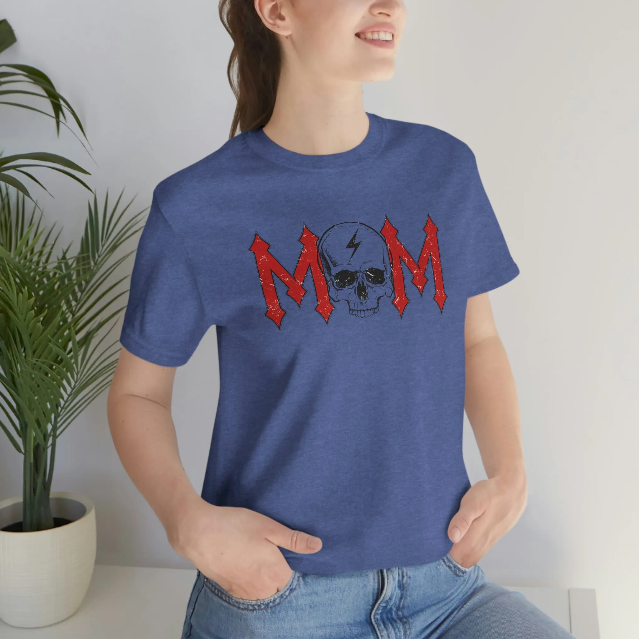 "MOM" Skull Shirt Tee - Unisex Shirt