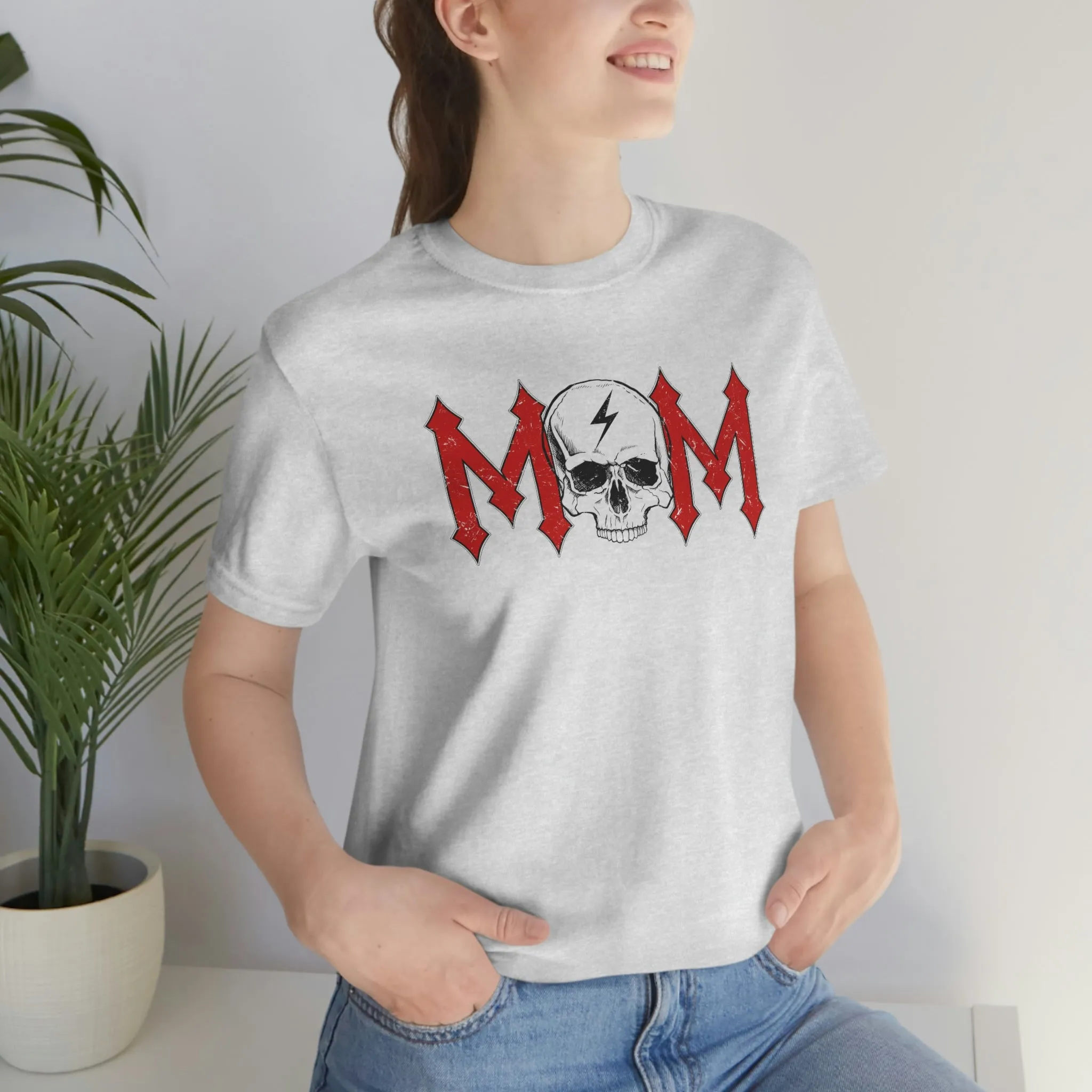 "MOM" Skull Shirt Tee - Unisex Shirt