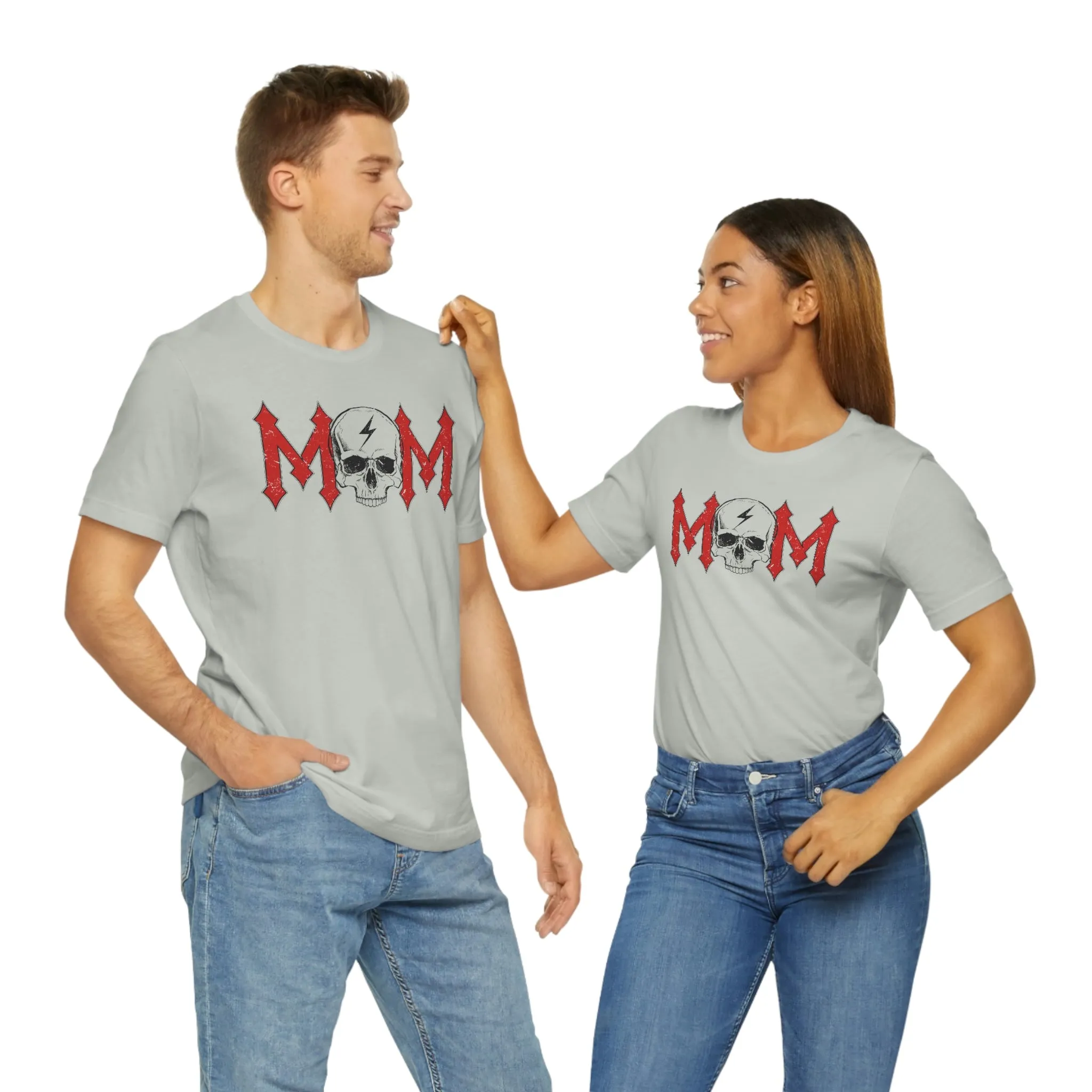 "MOM" Skull Shirt Tee - Unisex Shirt