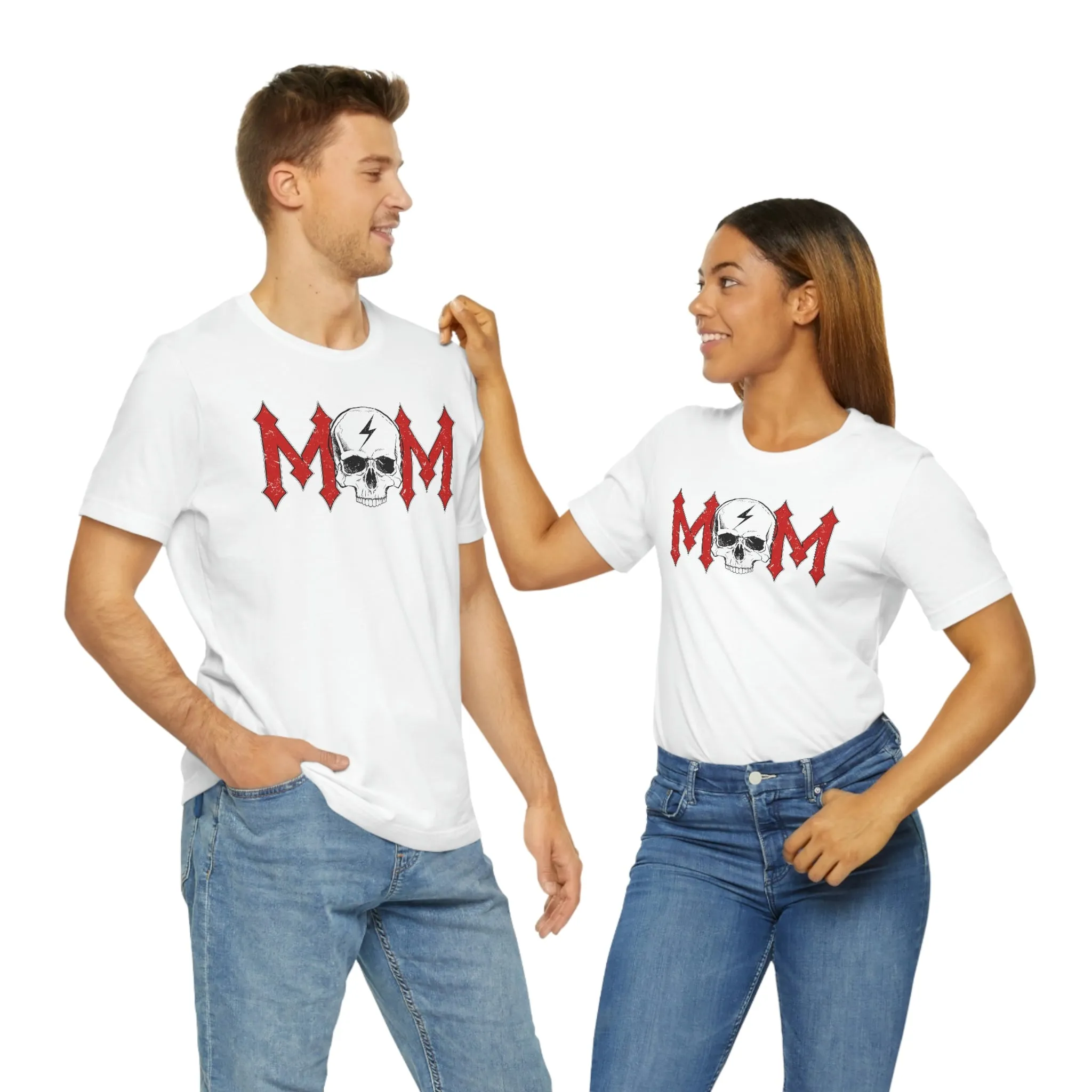 "MOM" Skull Shirt Tee - Unisex Shirt