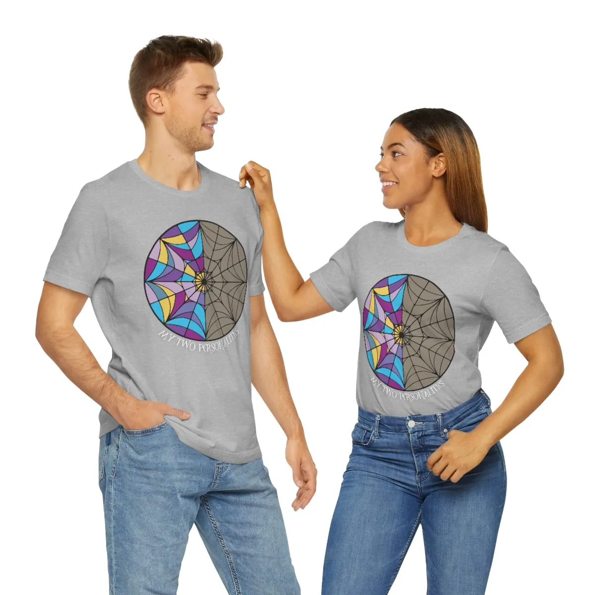 "My Two Personalities" Spiderweb Tee - Unisex Shirt