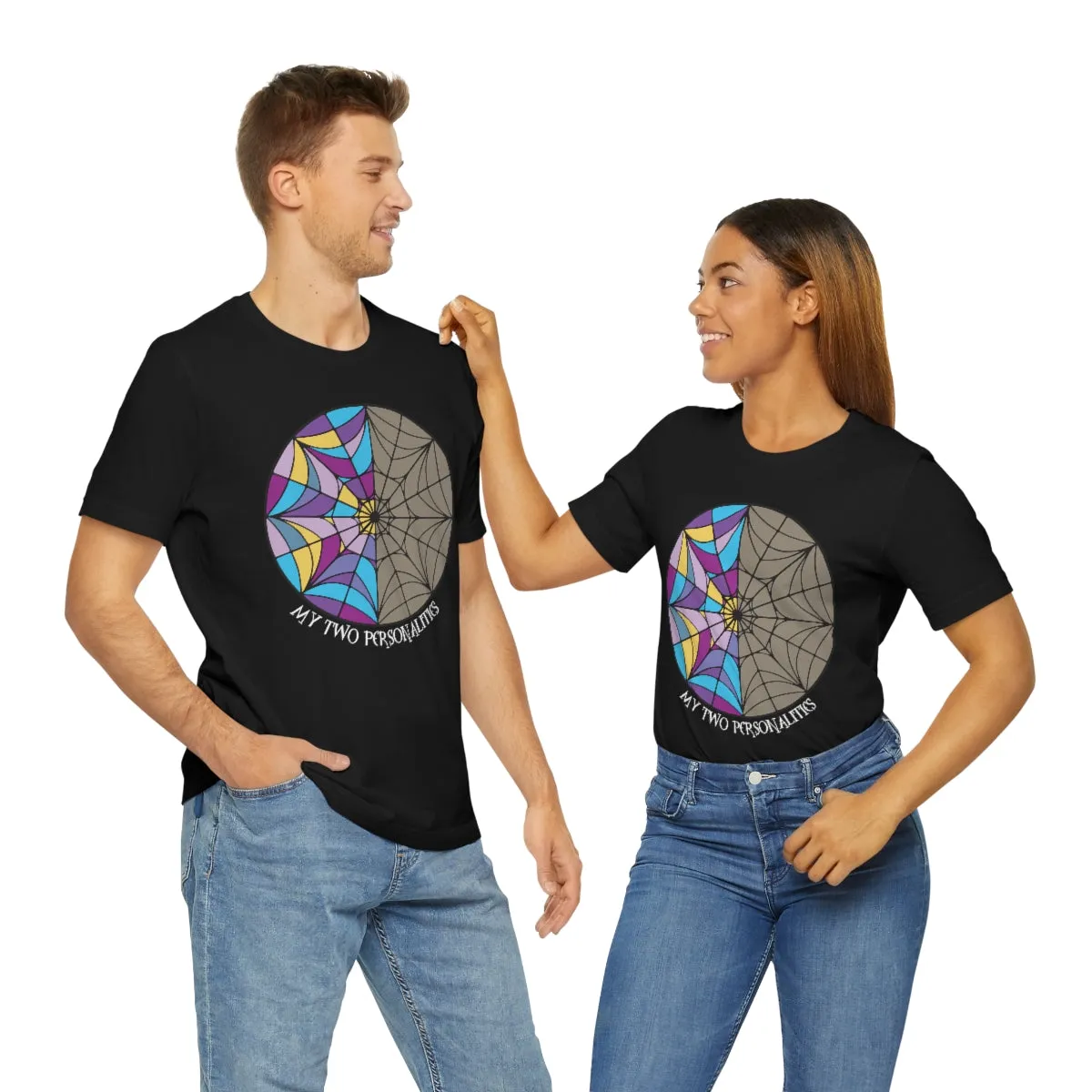 "My Two Personalities" Spiderweb Tee - Unisex Shirt