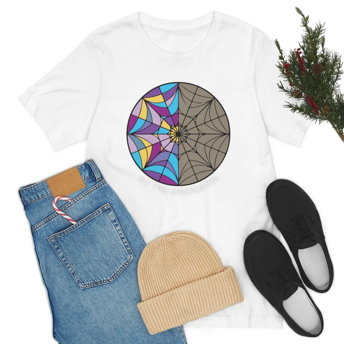 "My Two Personalities" Spiderweb Tee - Unisex Shirt