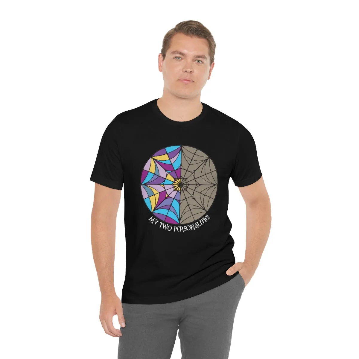 "My Two Personalities" Spiderweb Tee - Unisex Shirt