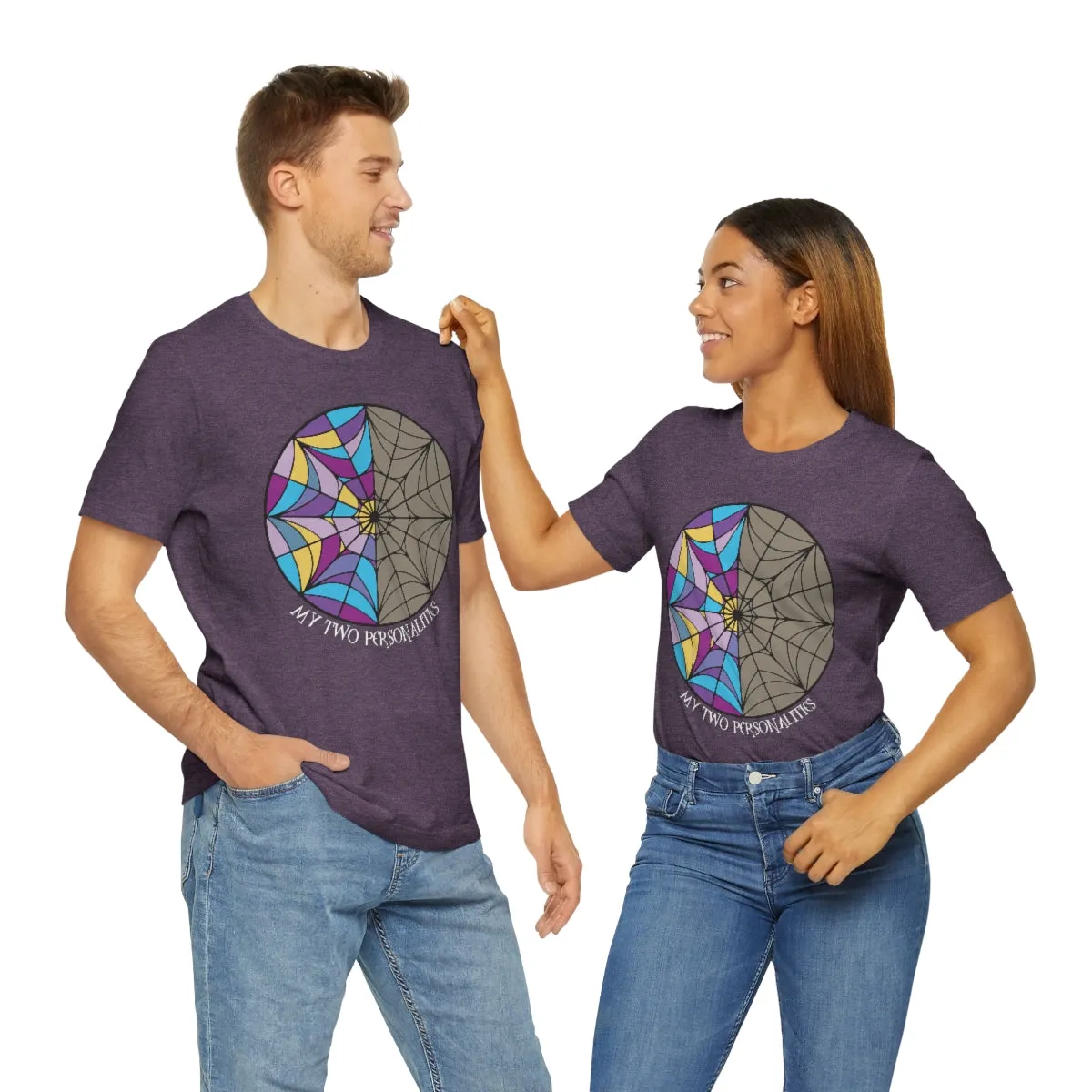 "My Two Personalities" Spiderweb Tee - Unisex Shirt