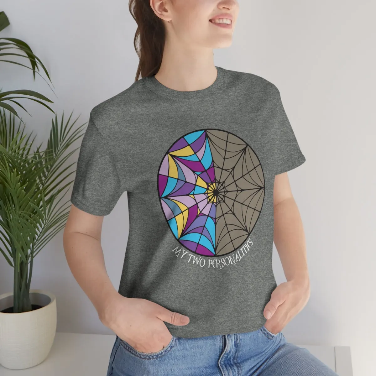 "My Two Personalities" Spiderweb Tee - Unisex Shirt