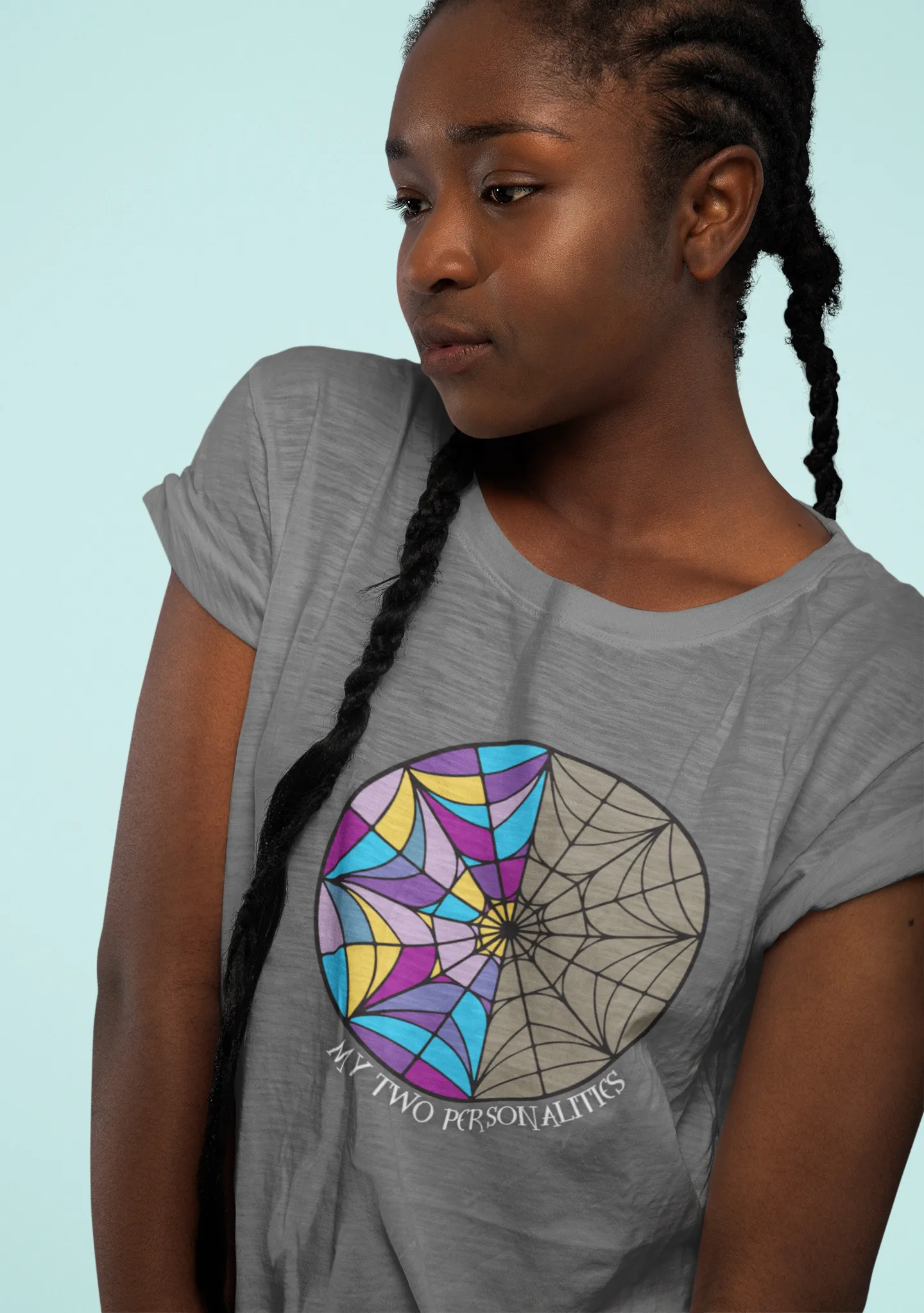 "My Two Personalities" Spiderweb Tee - Unisex Shirt