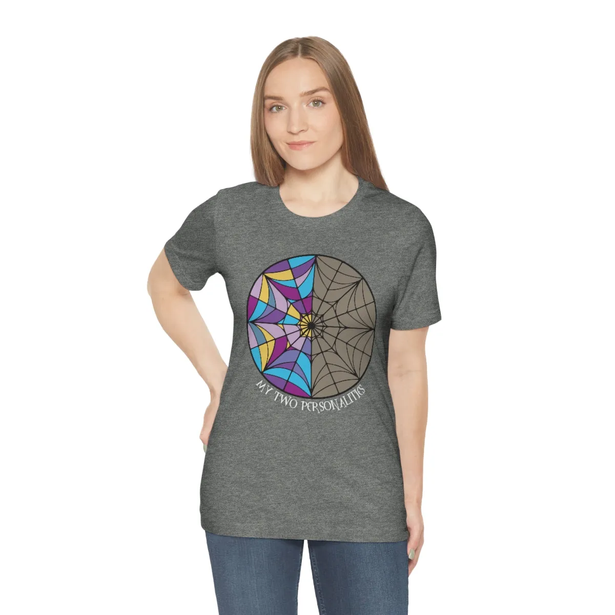 "My Two Personalities" Spiderweb Tee - Unisex Shirt