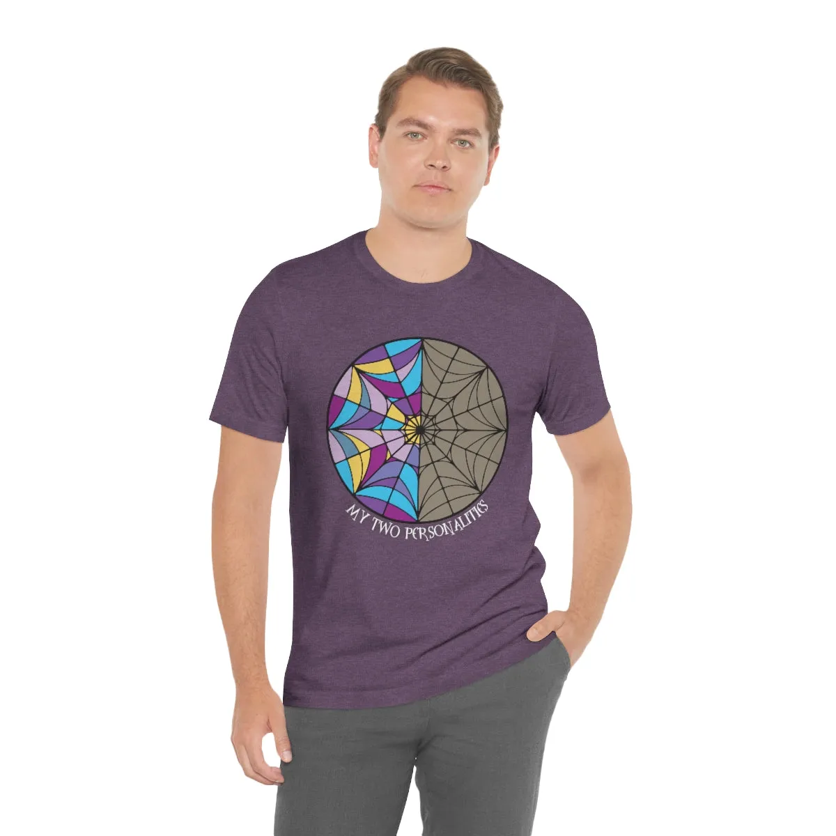 "My Two Personalities" Spiderweb Tee - Unisex Shirt