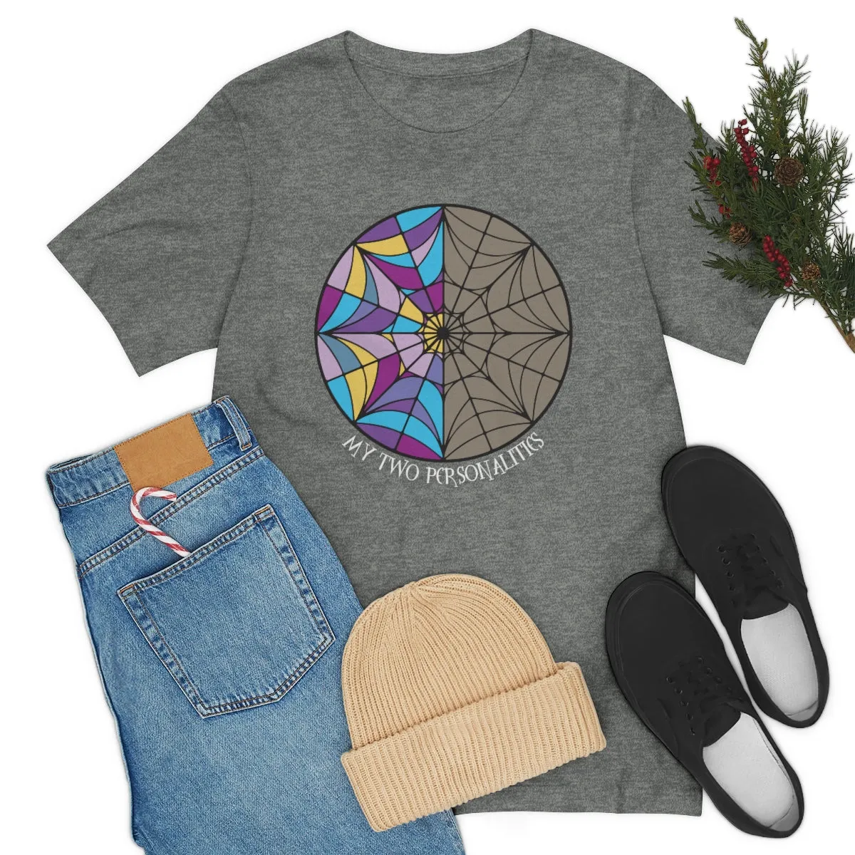 "My Two Personalities" Spiderweb Tee - Unisex Shirt