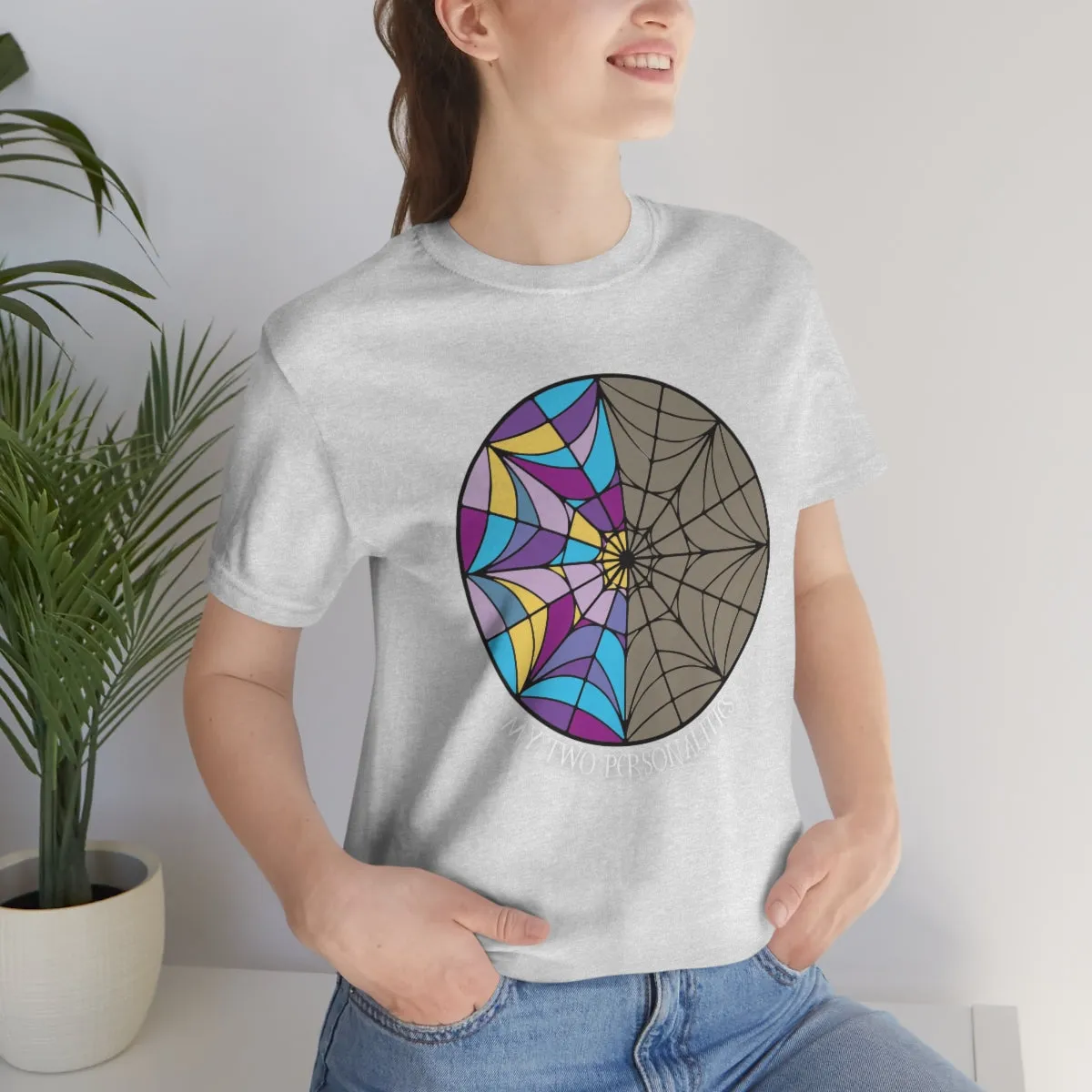 "My Two Personalities" Spiderweb Tee - Unisex Shirt