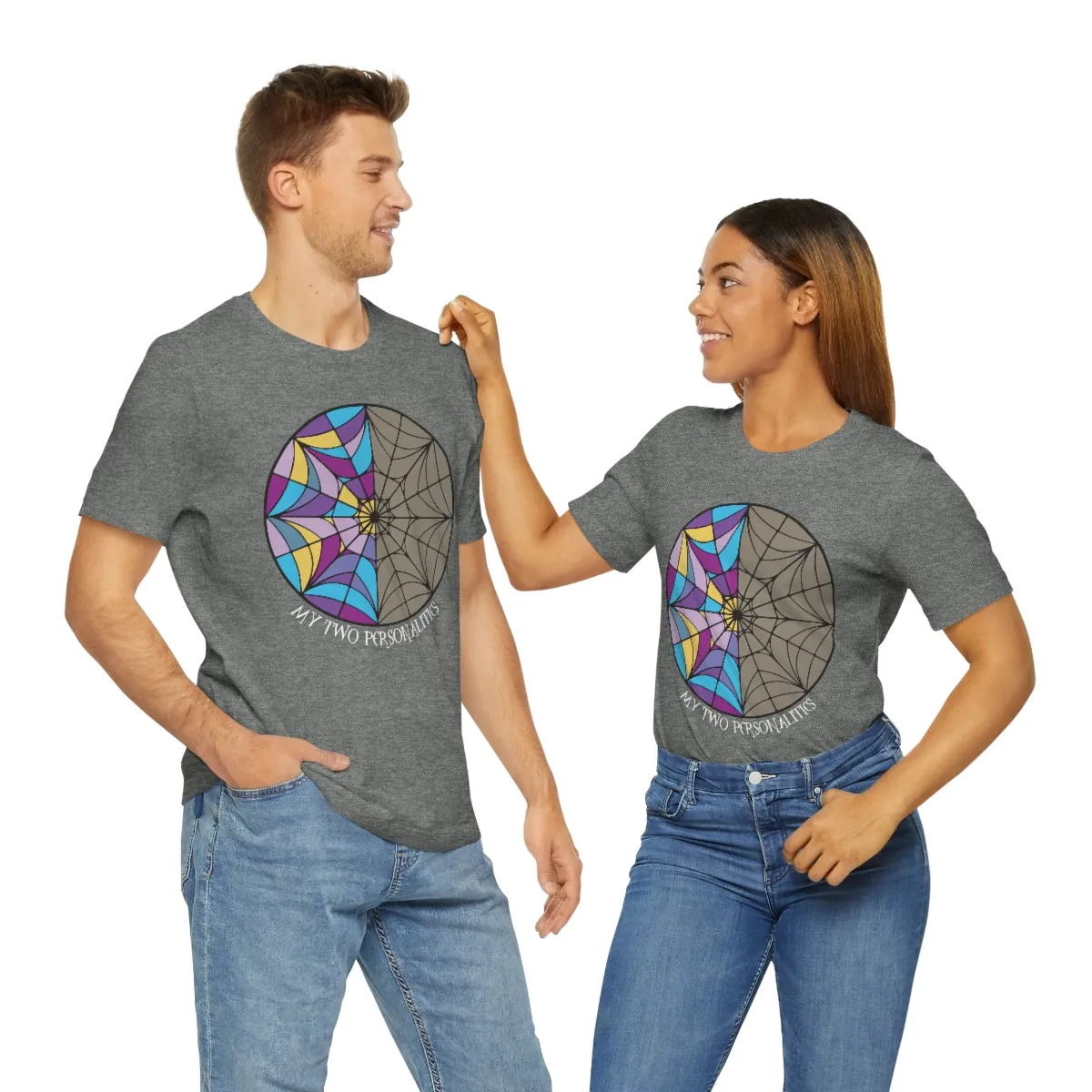 "My Two Personalities" Spiderweb Tee - Unisex Shirt