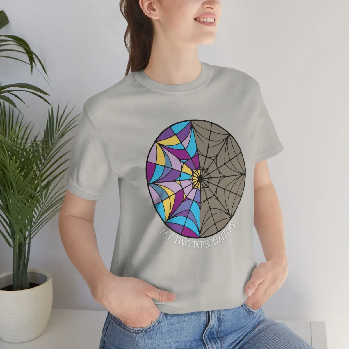 "My Two Personalities" Spiderweb Tee - Unisex Shirt