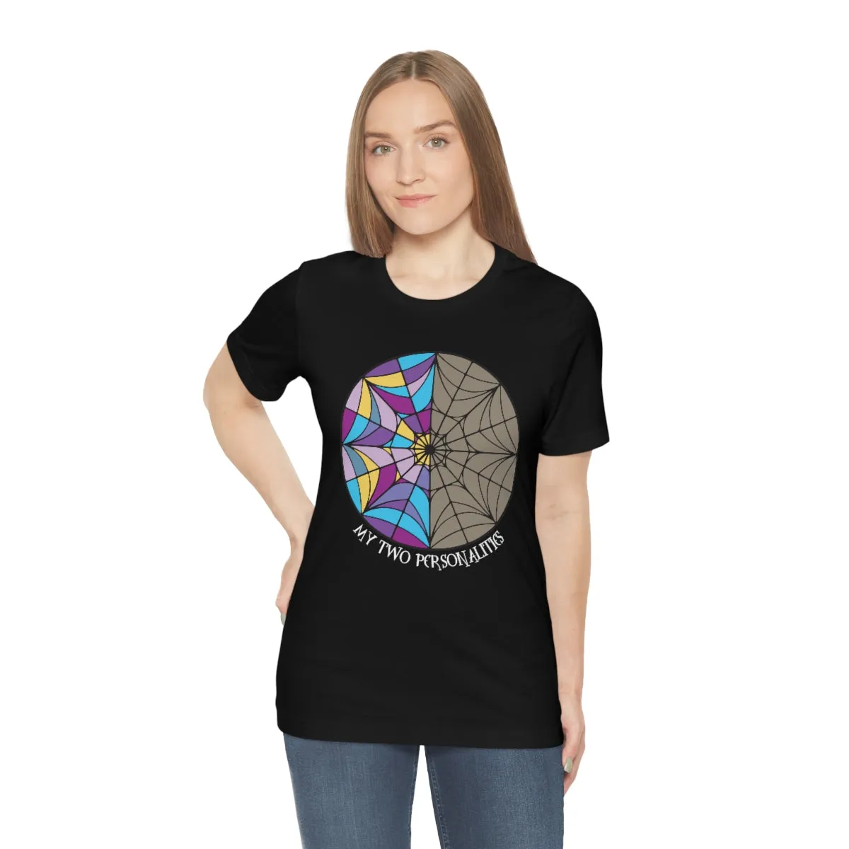 "My Two Personalities" Spiderweb Tee - Unisex Shirt