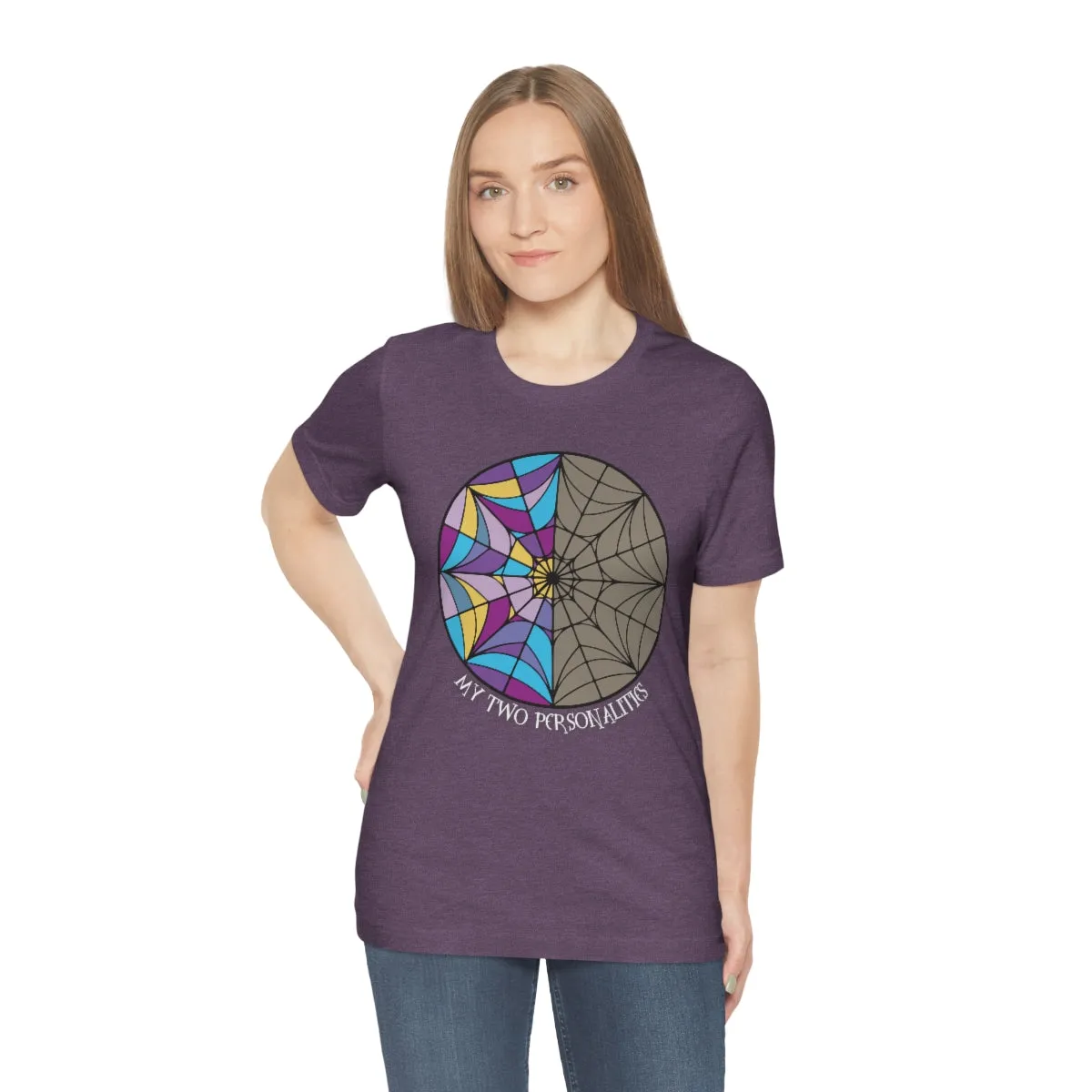 "My Two Personalities" Spiderweb Tee - Unisex Shirt