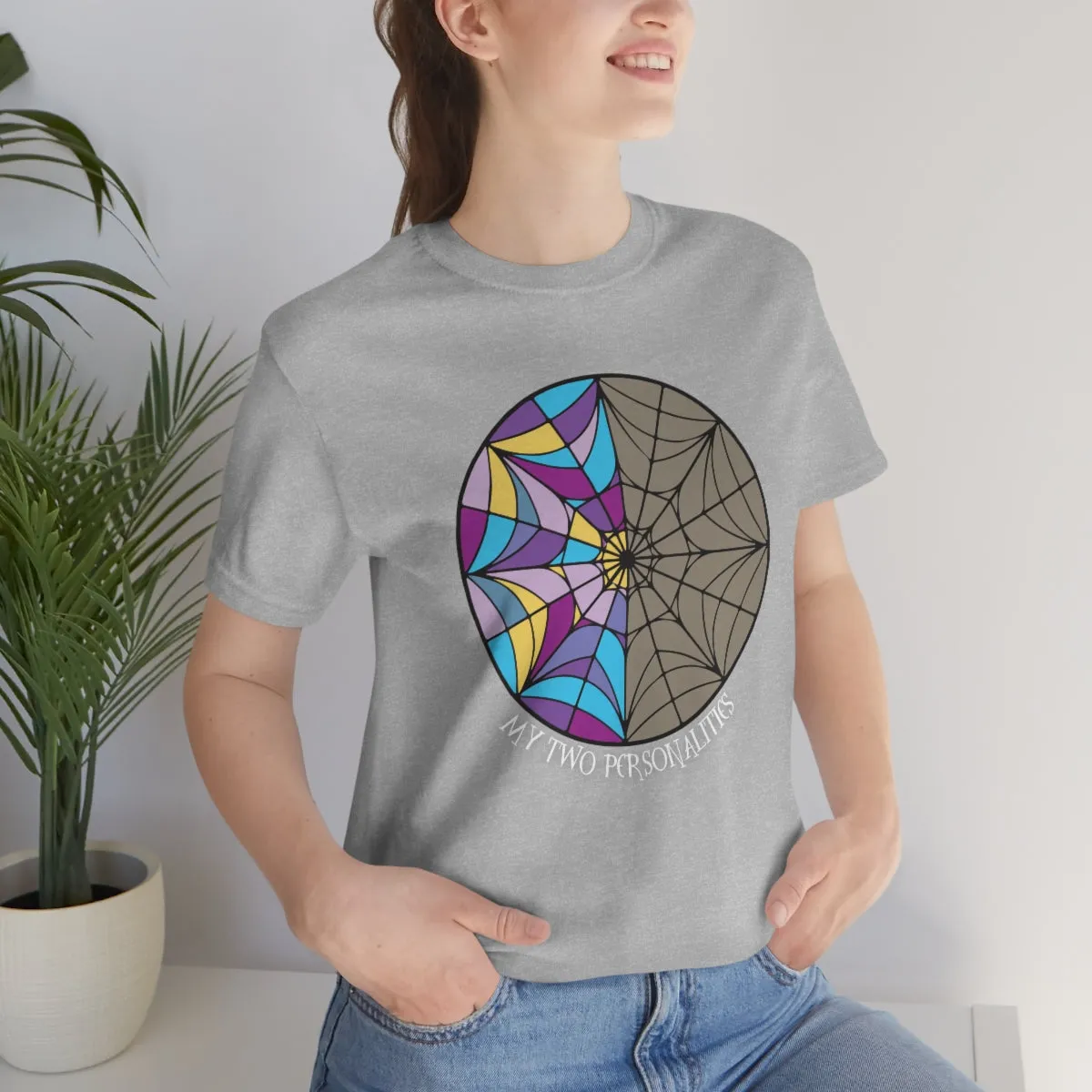 "My Two Personalities" Spiderweb Tee - Unisex Shirt