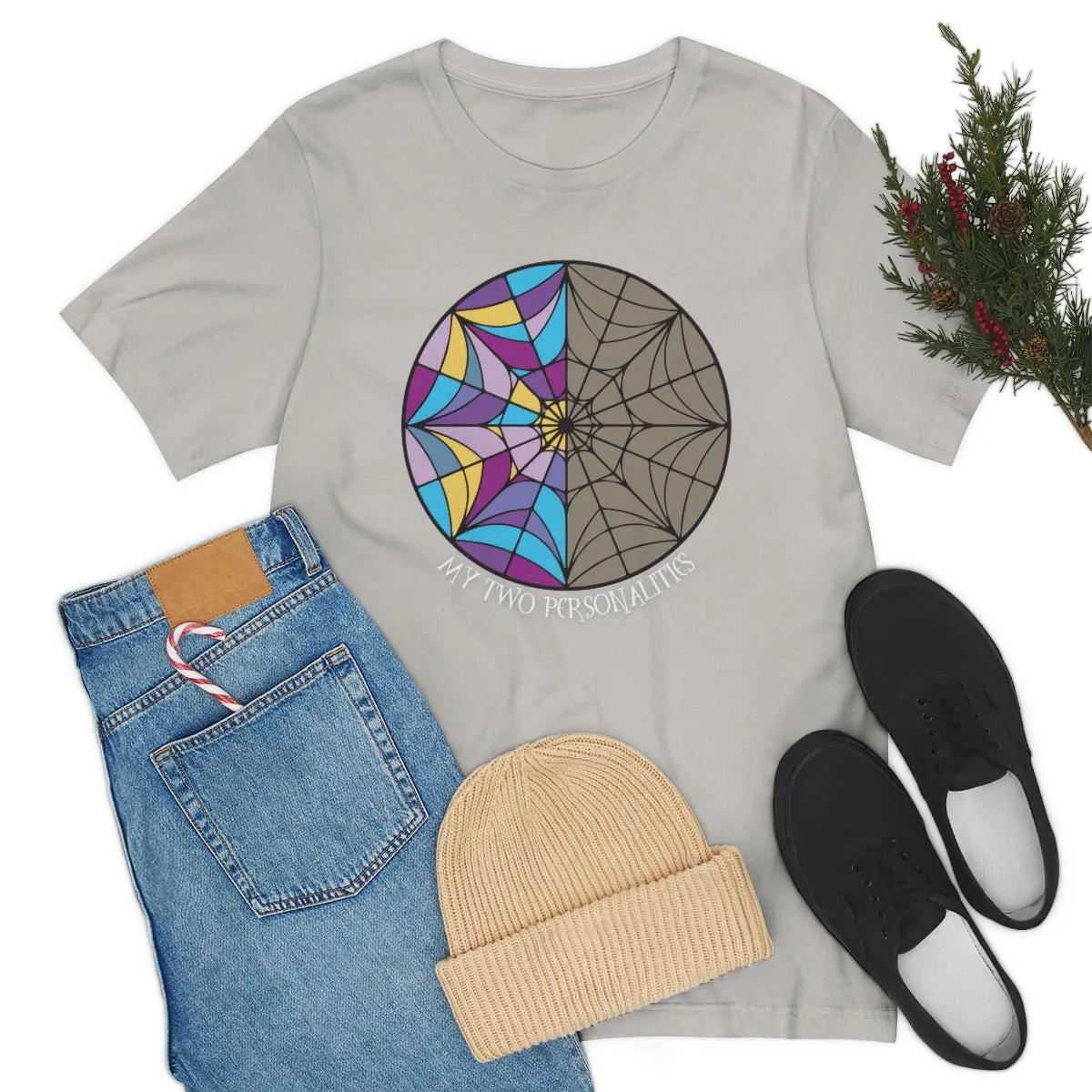 "My Two Personalities" Spiderweb Tee - Unisex Shirt