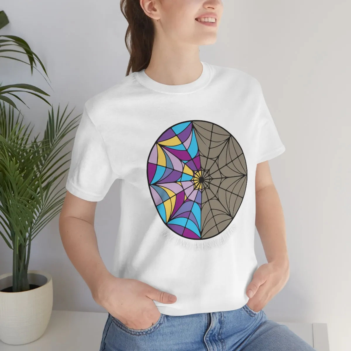 "My Two Personalities" Spiderweb Tee - Unisex Shirt