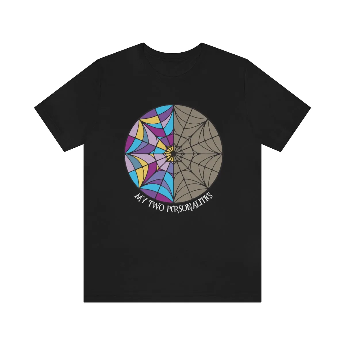 "My Two Personalities" Spiderweb Tee - Unisex Shirt