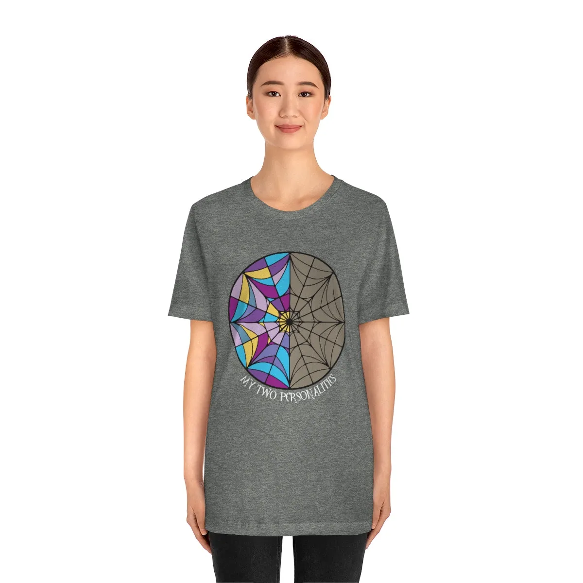 "My Two Personalities" Spiderweb Tee - Unisex Shirt