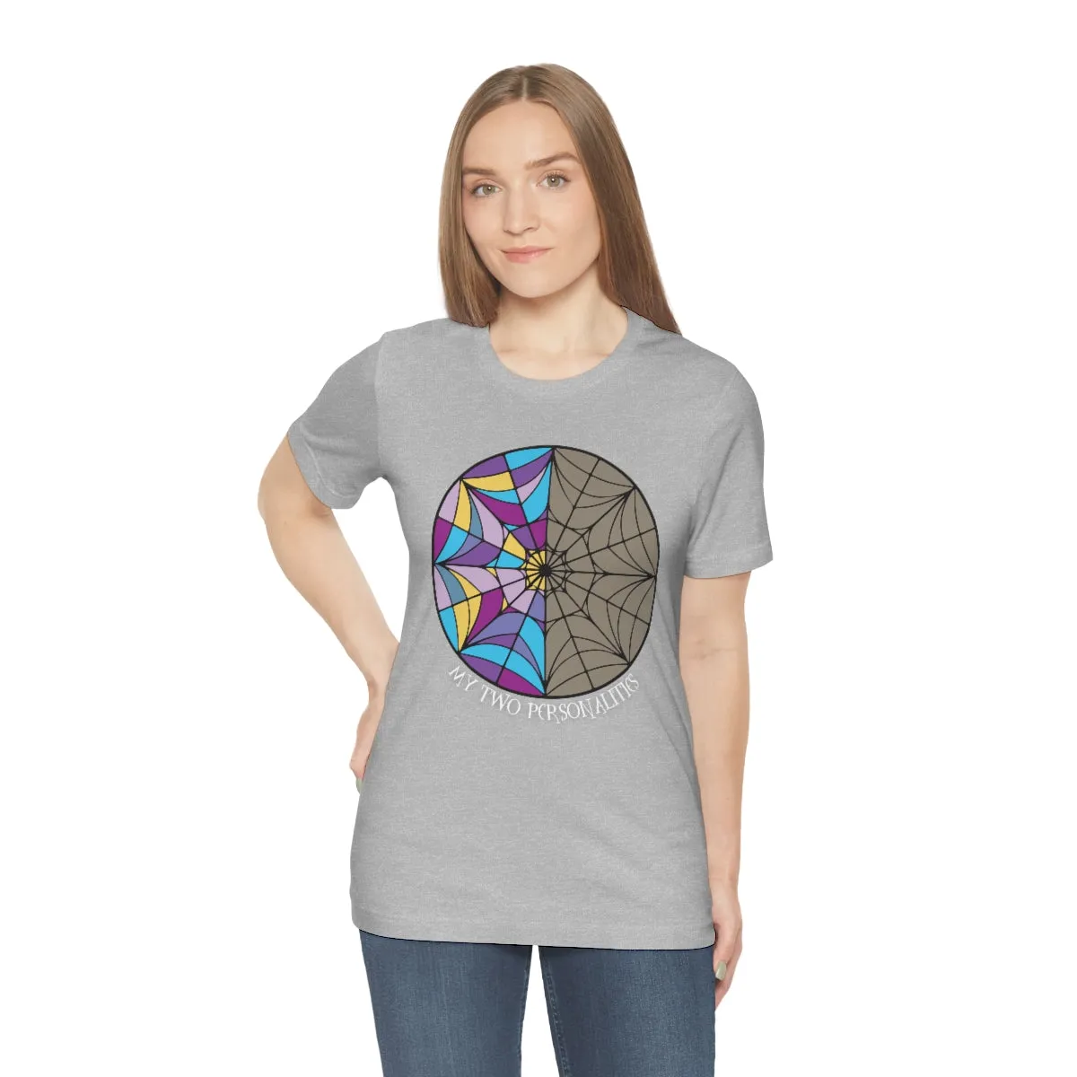 "My Two Personalities" Spiderweb Tee - Unisex Shirt