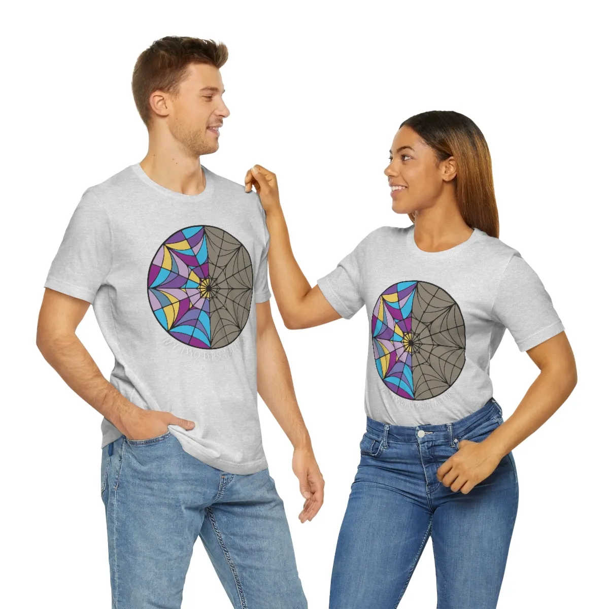 "My Two Personalities" Spiderweb Tee - Unisex Shirt