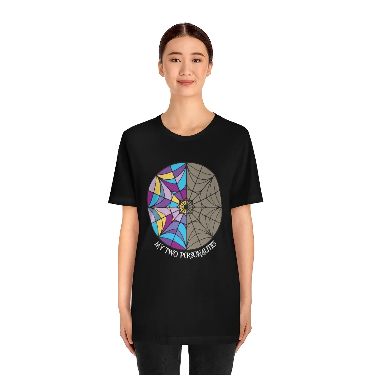 "My Two Personalities" Spiderweb Tee - Unisex Shirt