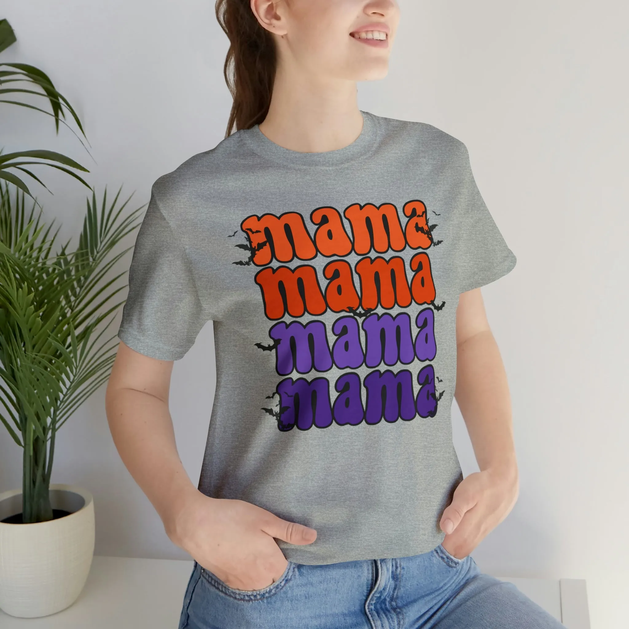 "Spooky Mama" Repeat Tee - Unisex Shirt