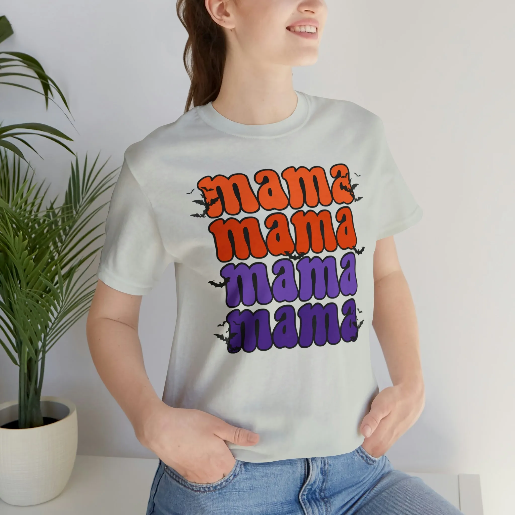 "Spooky Mama" Repeat Tee - Unisex Shirt