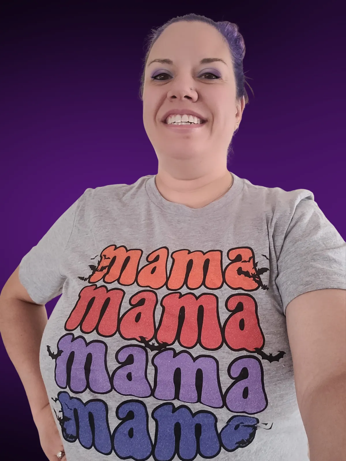 "Spooky Mama" Repeat Tee - Unisex Shirt