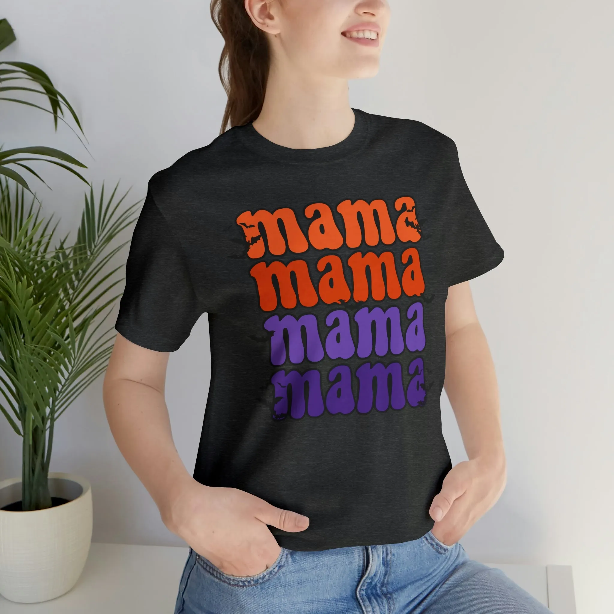 "Spooky Mama" Repeat Tee - Unisex Shirt