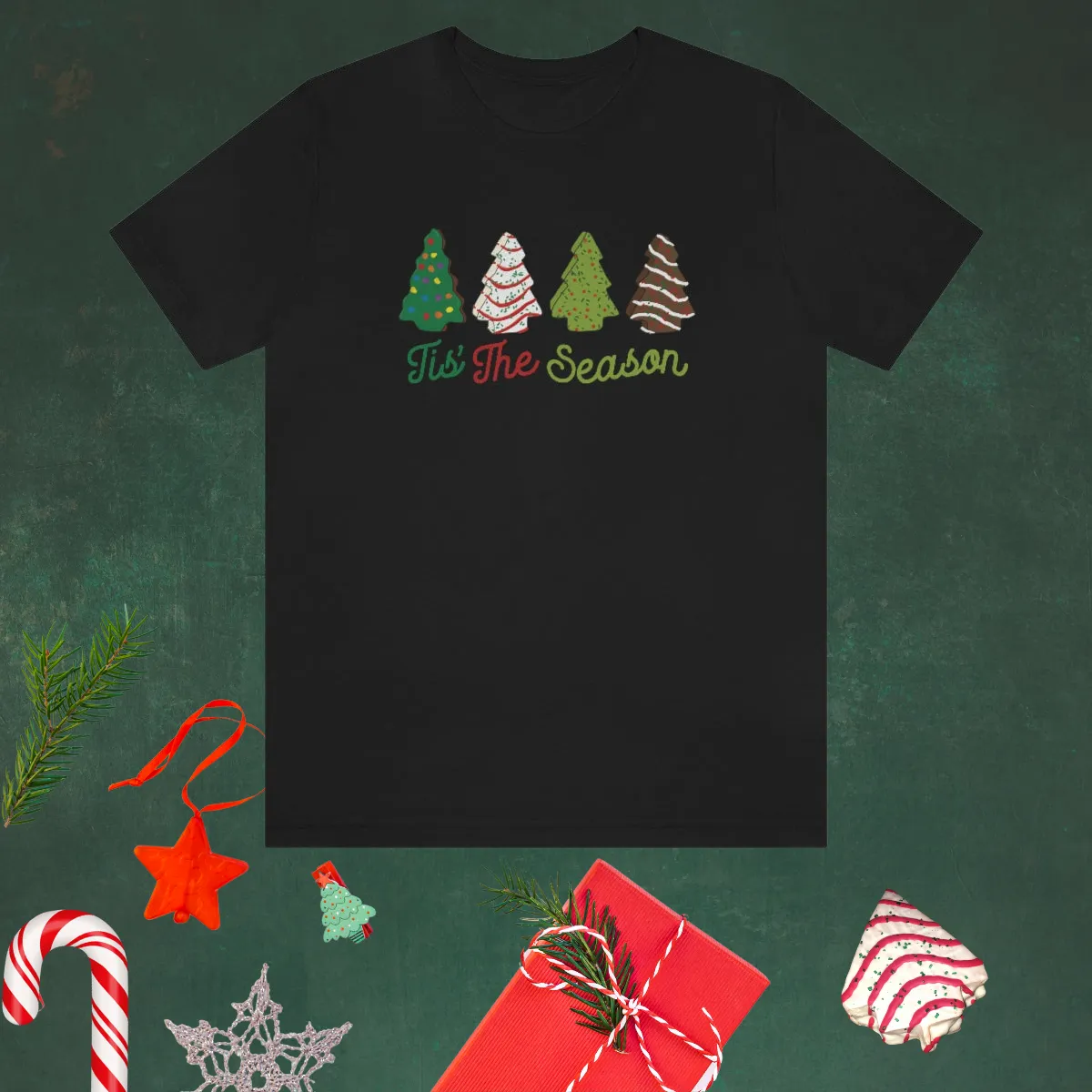 "Tis the Season'" Christmas Cakes Tee - Unisex Shirt