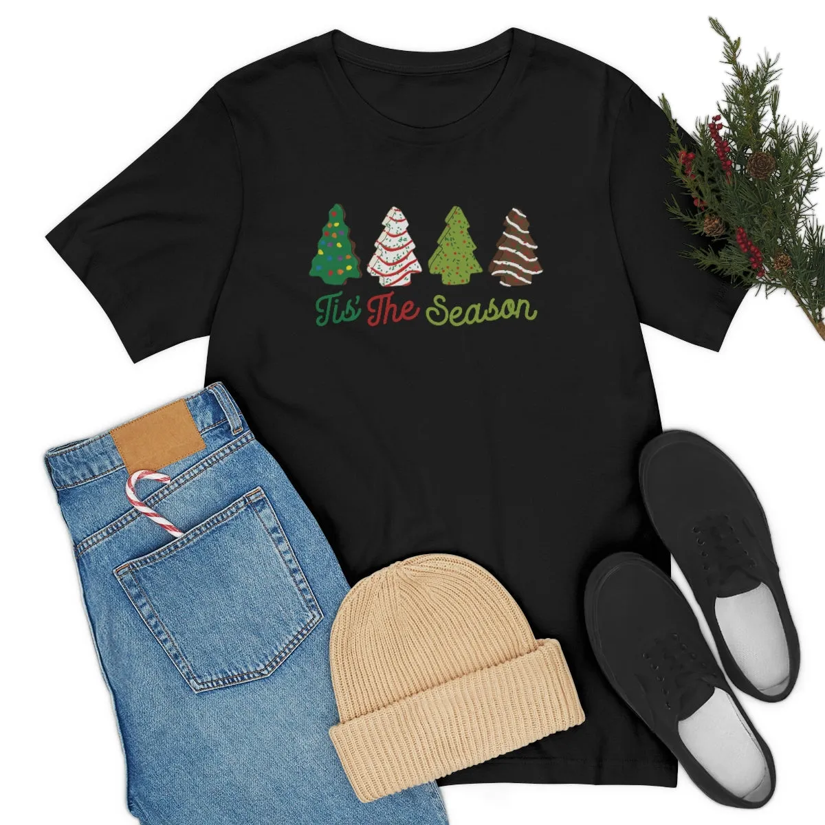 "Tis the Season'" Christmas Cakes Tee - Unisex Shirt