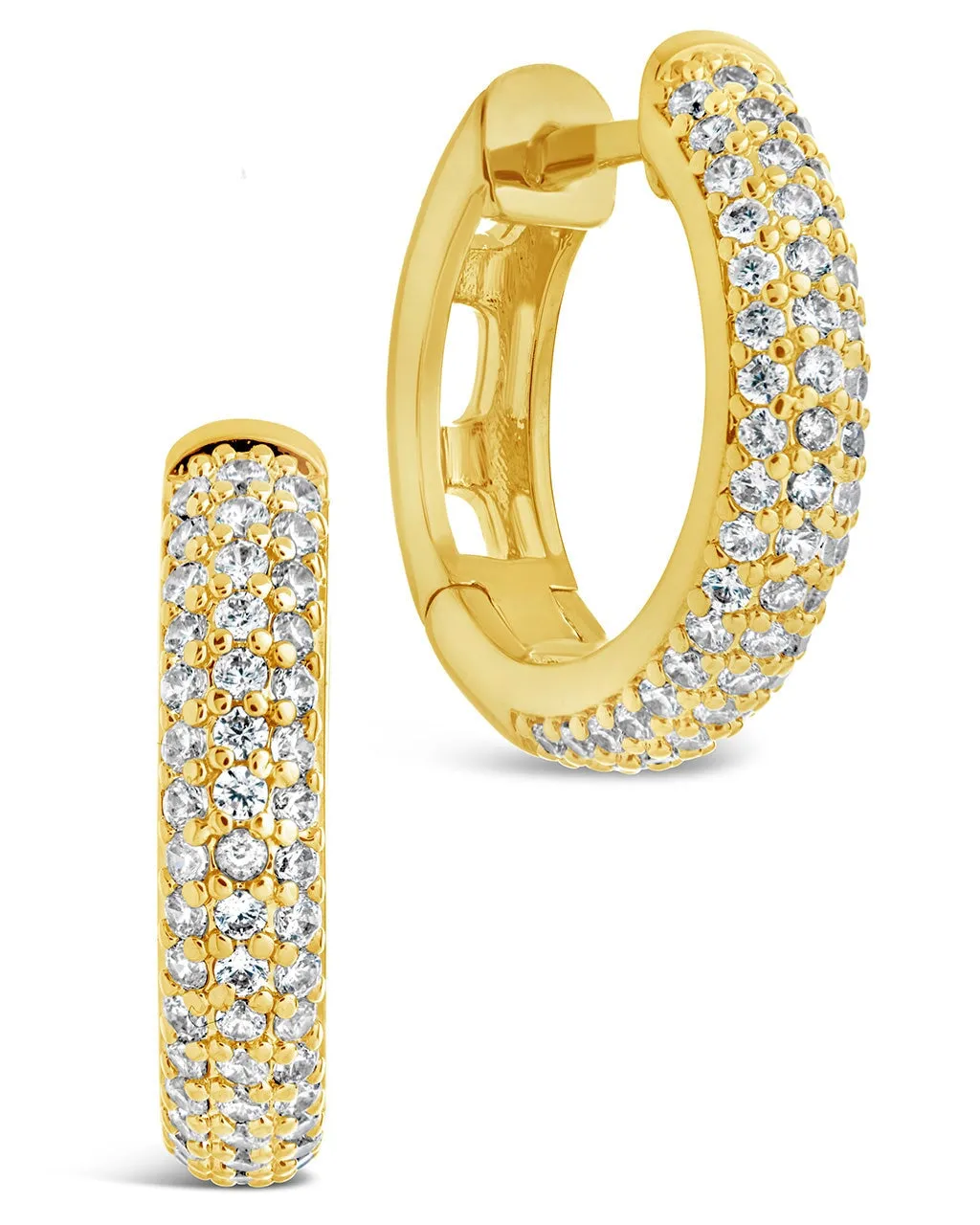 Raquel CZ Micro Hoop Earrings