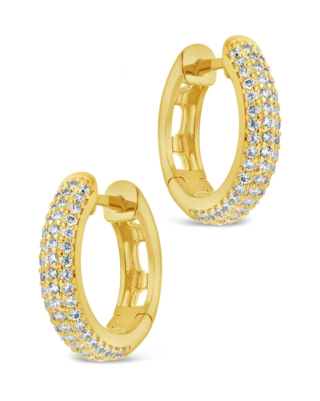 Raquel CZ Micro Hoop Earrings