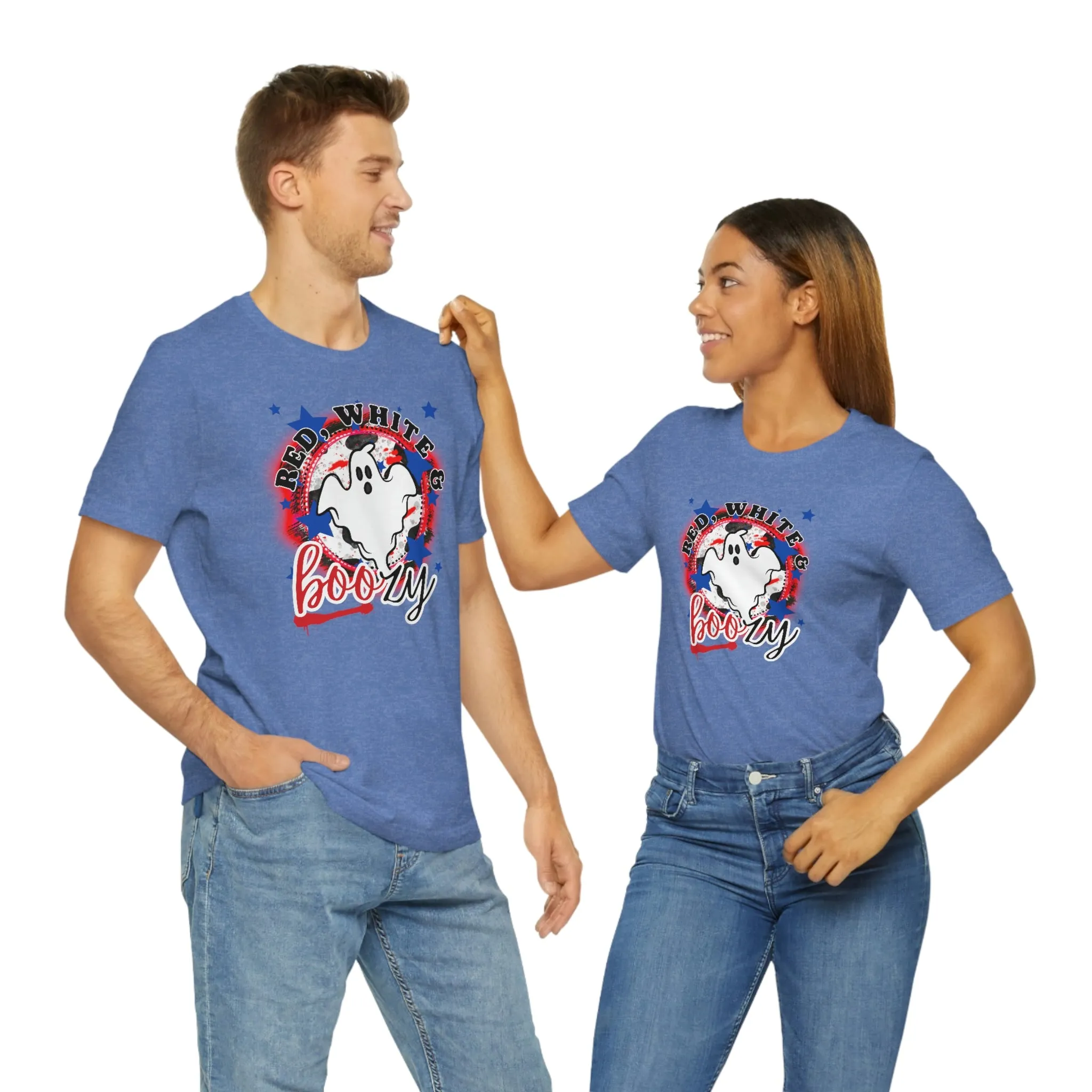 Red, White & BOOzy Tee - Unisex Shirt