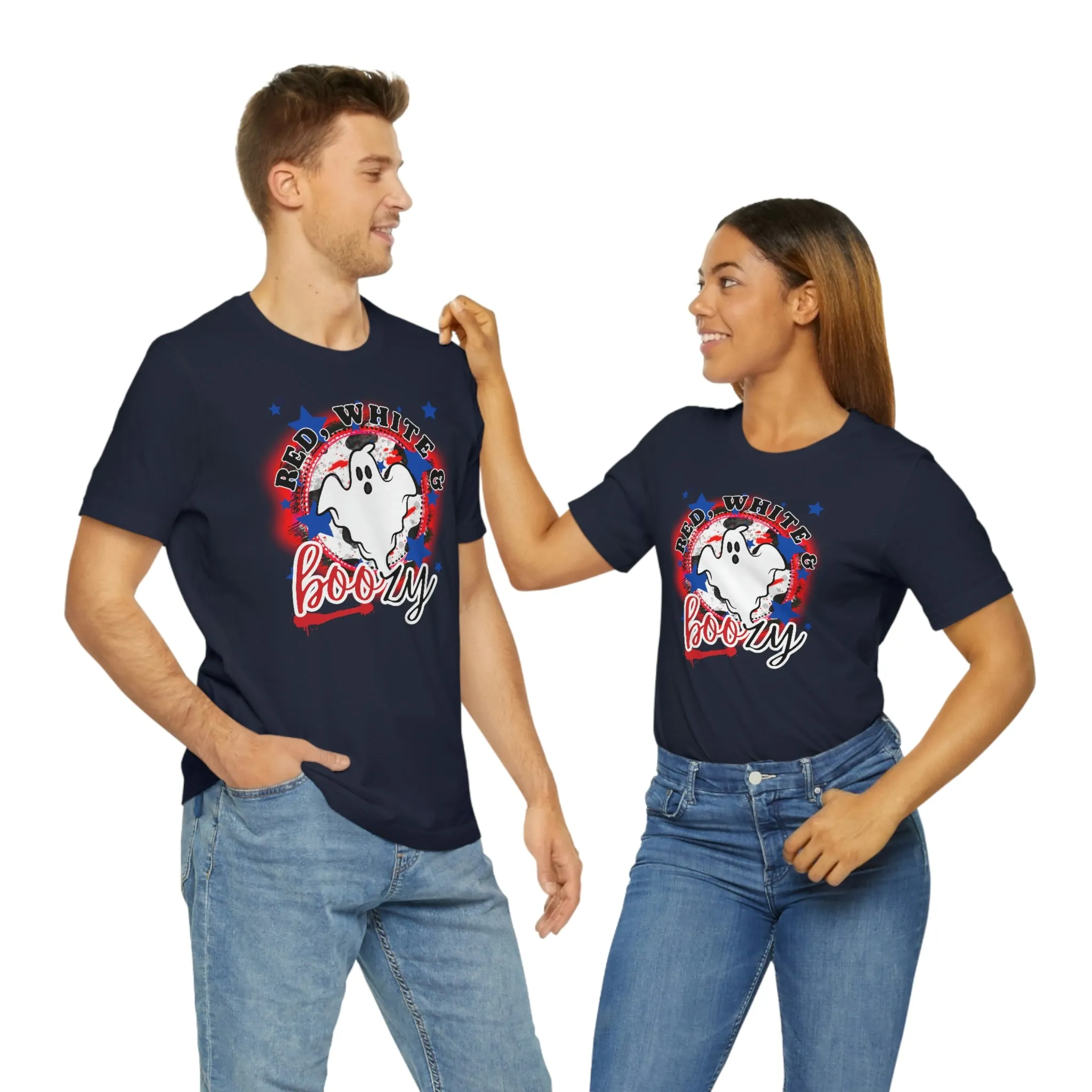 Red, White & BOOzy Tee - Unisex Shirt