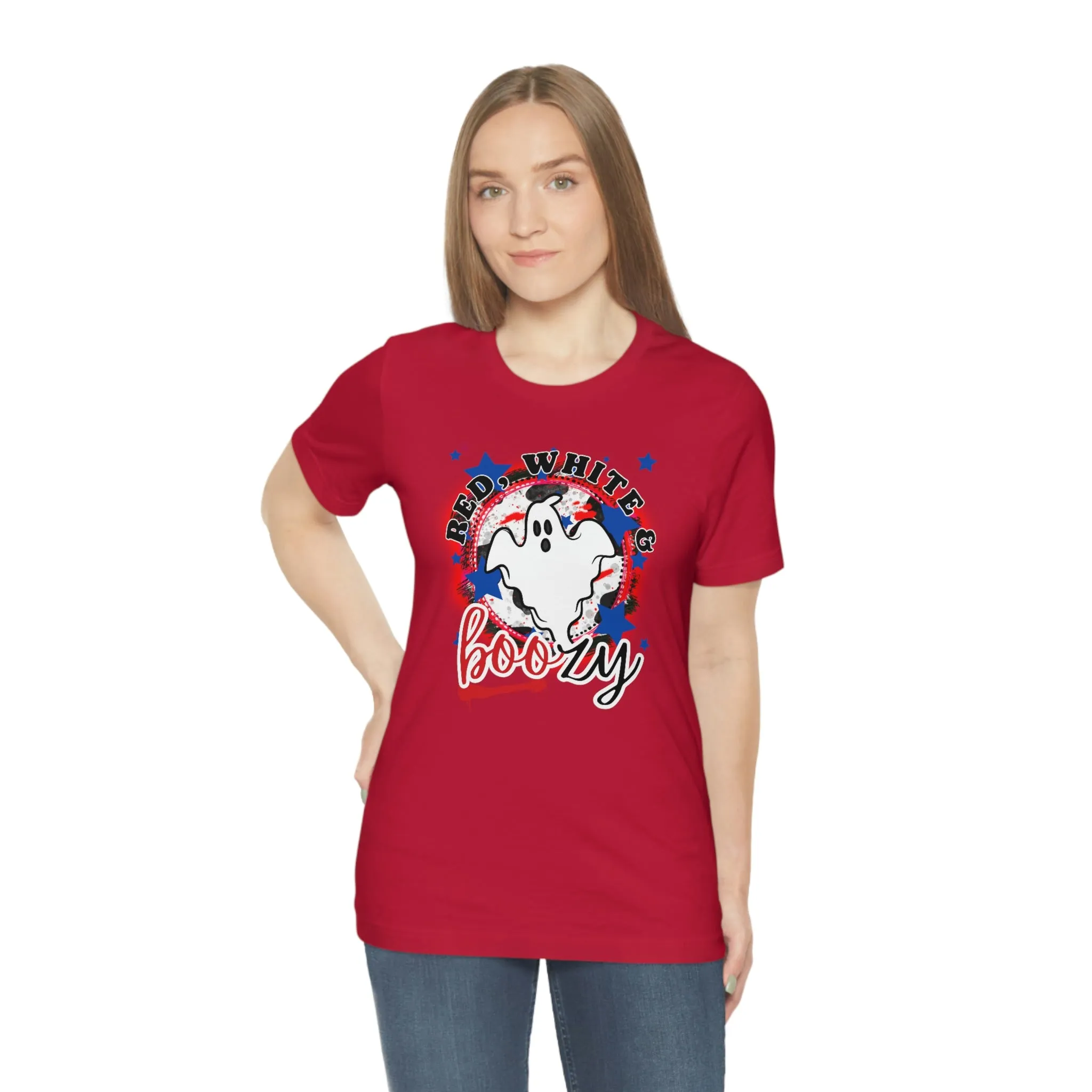 Red, White & BOOzy Tee - Unisex Shirt