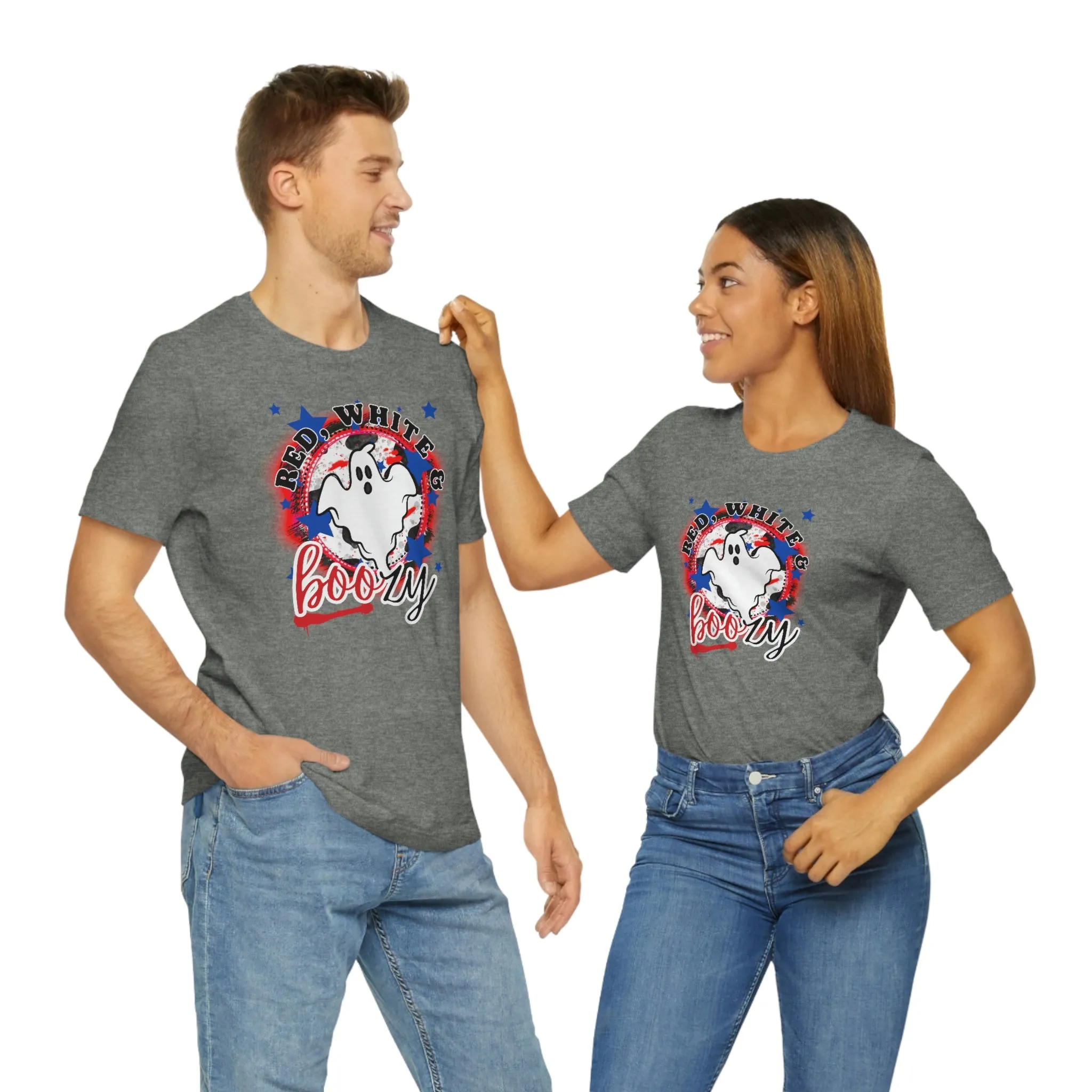 Red, White & BOOzy Tee - Unisex Shirt