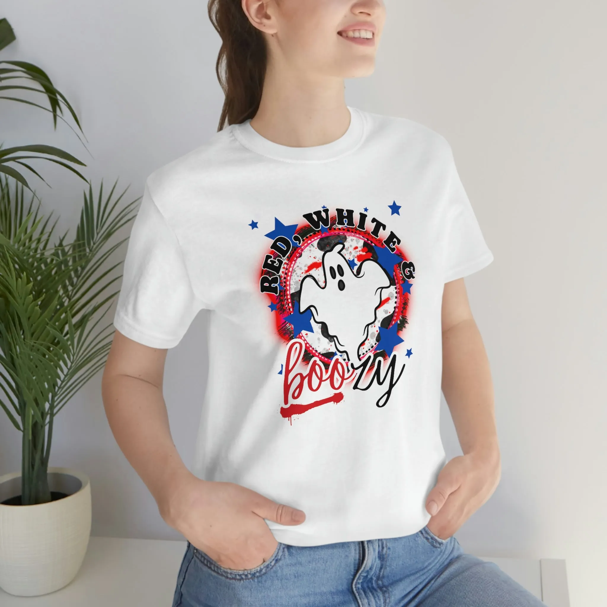 Red, White & BOOzy Tee - Unisex Shirt